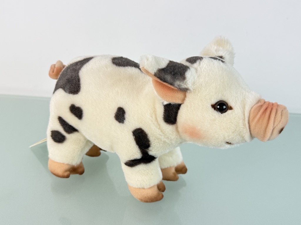 Steiff Tier Schwein 071720 Roserl Wildschwein 17 x 25 cm - Top Zustand  