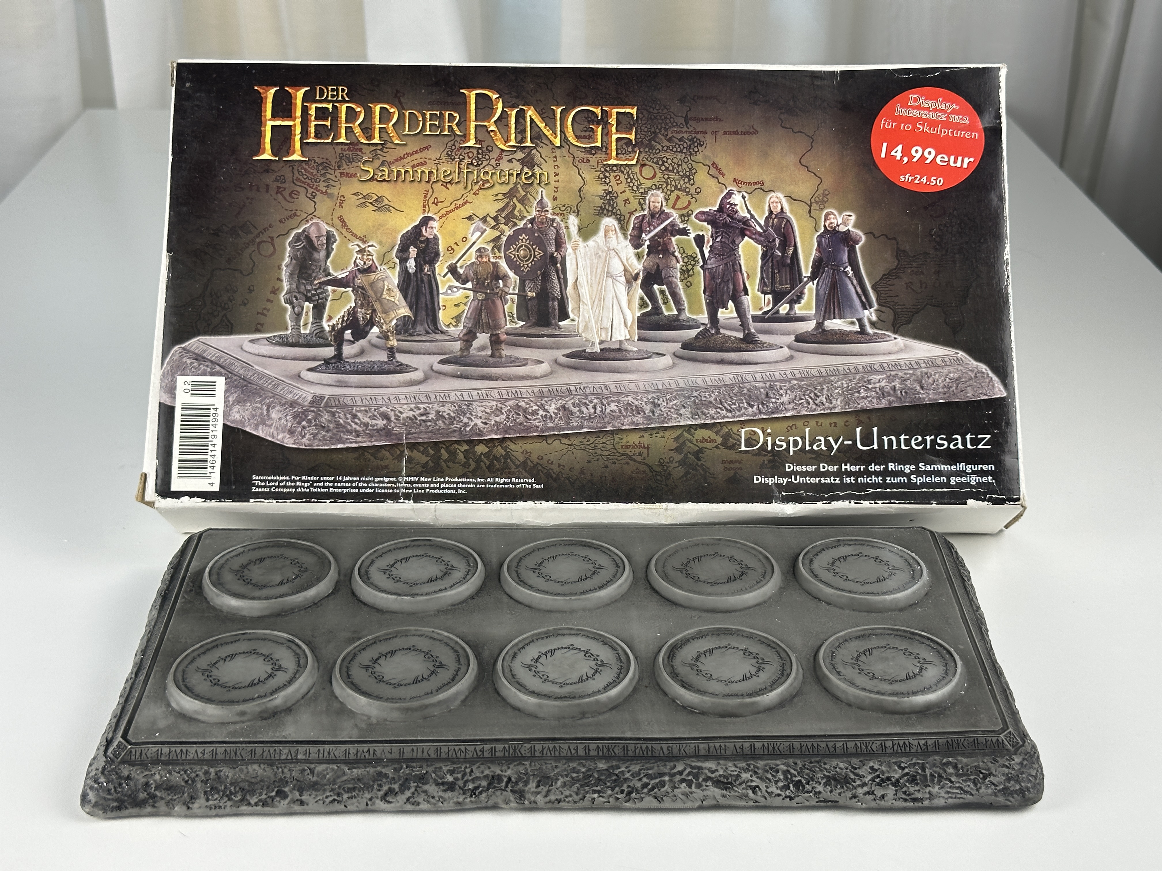 Sammelfigur Display-Untersatz "Der Herr der Ringe" OVP