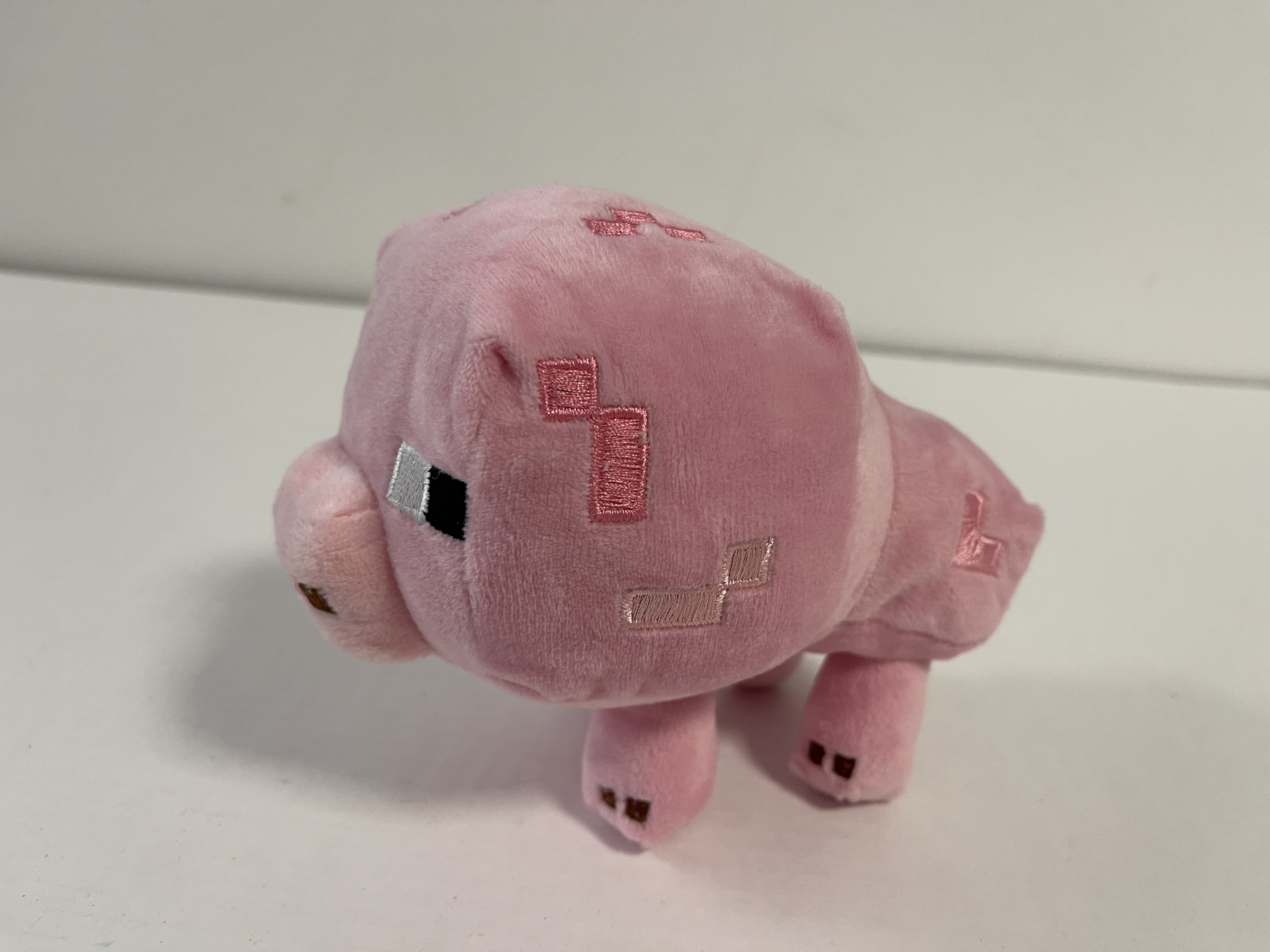 Sammler Stofftier Minecraft Schwein 14,5 x 13 cm - Zustand siehe Fotos   
