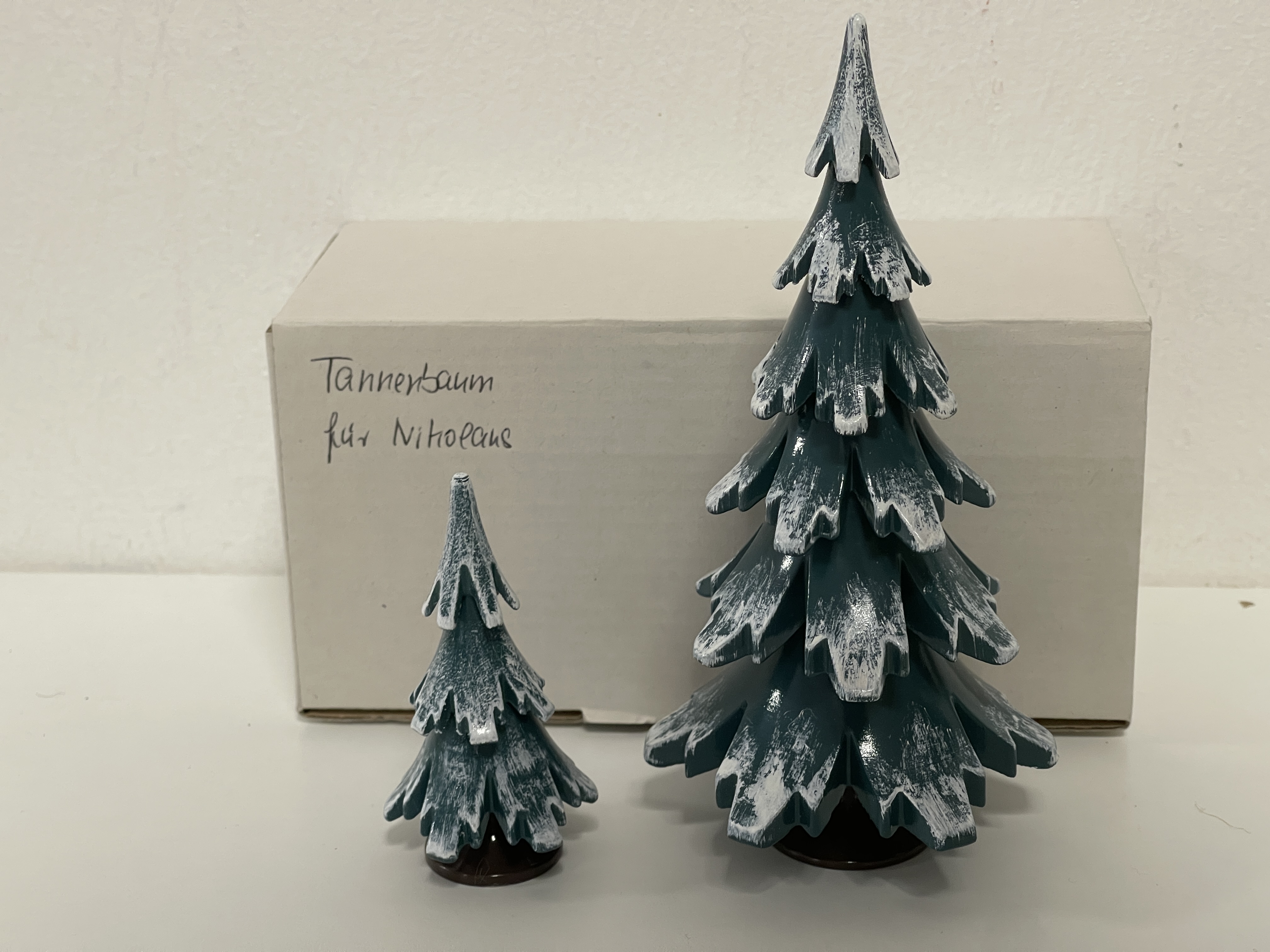 Erzgebirge Figur  Bäume 7,5 - 16 cm. Top Zustand  