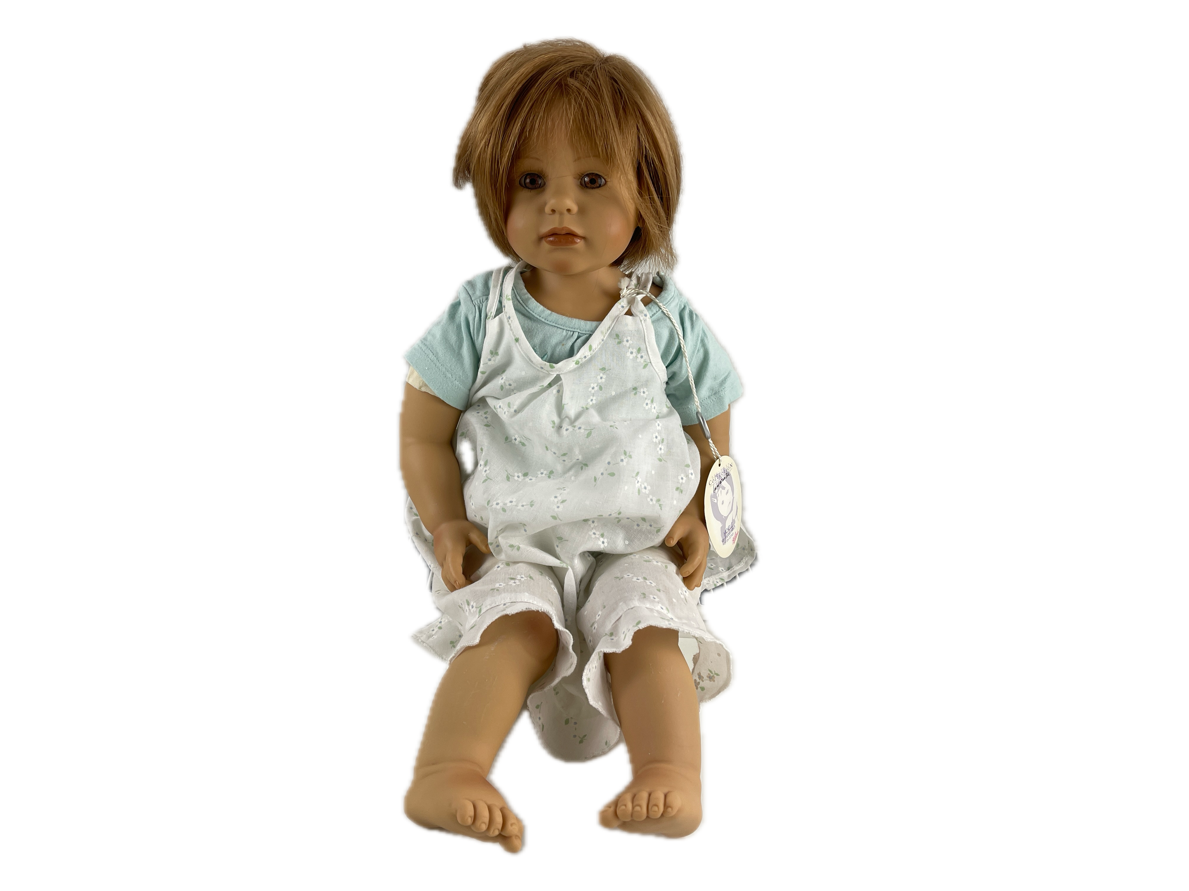 Brigitte Paetsch Vinyl Künstlerpuppe Puppe 49 cm. Zustand siehe Fotos  