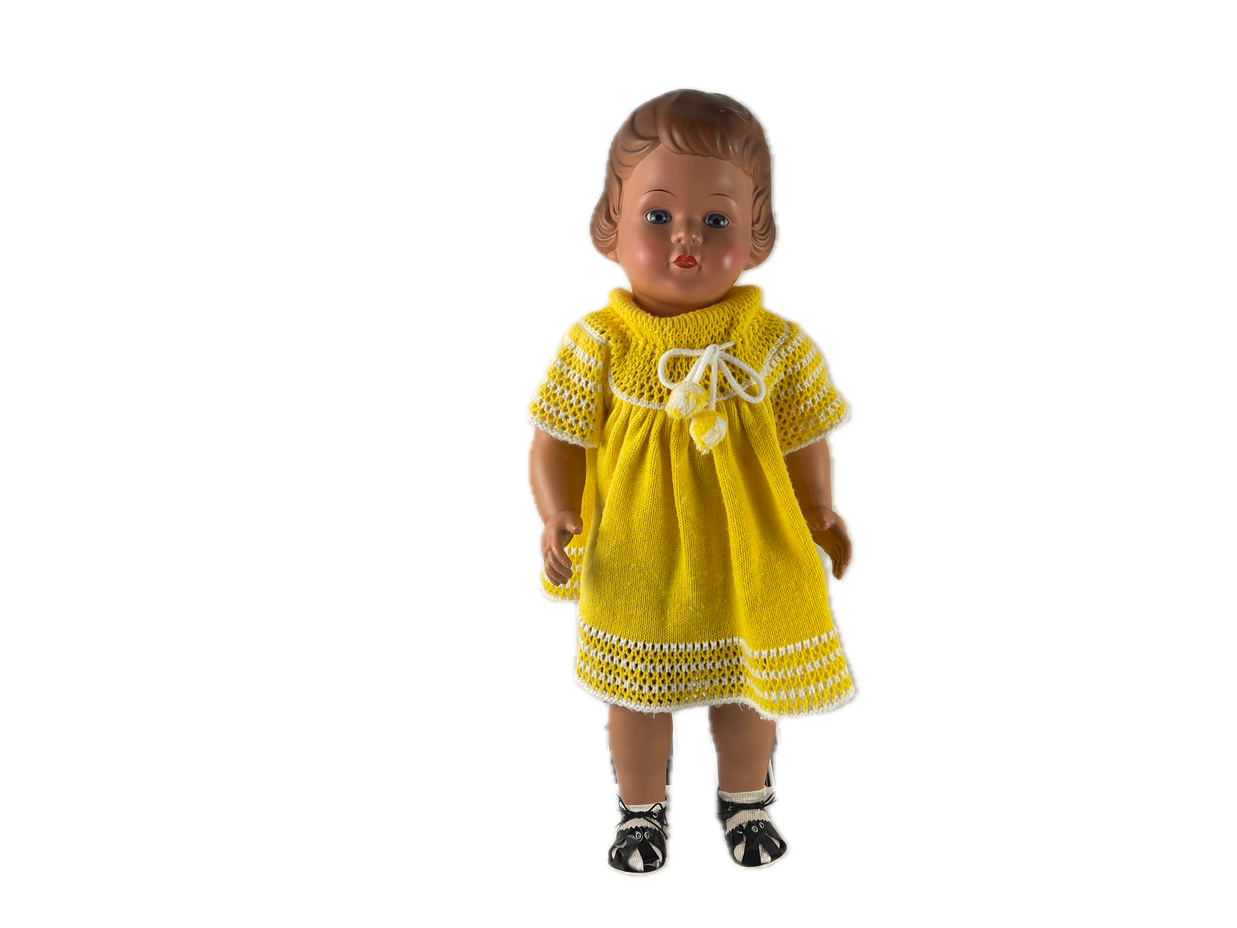 Künstlerpuppe Zelluloid Puppe 56 cm. Zustand siehe Fotos.  