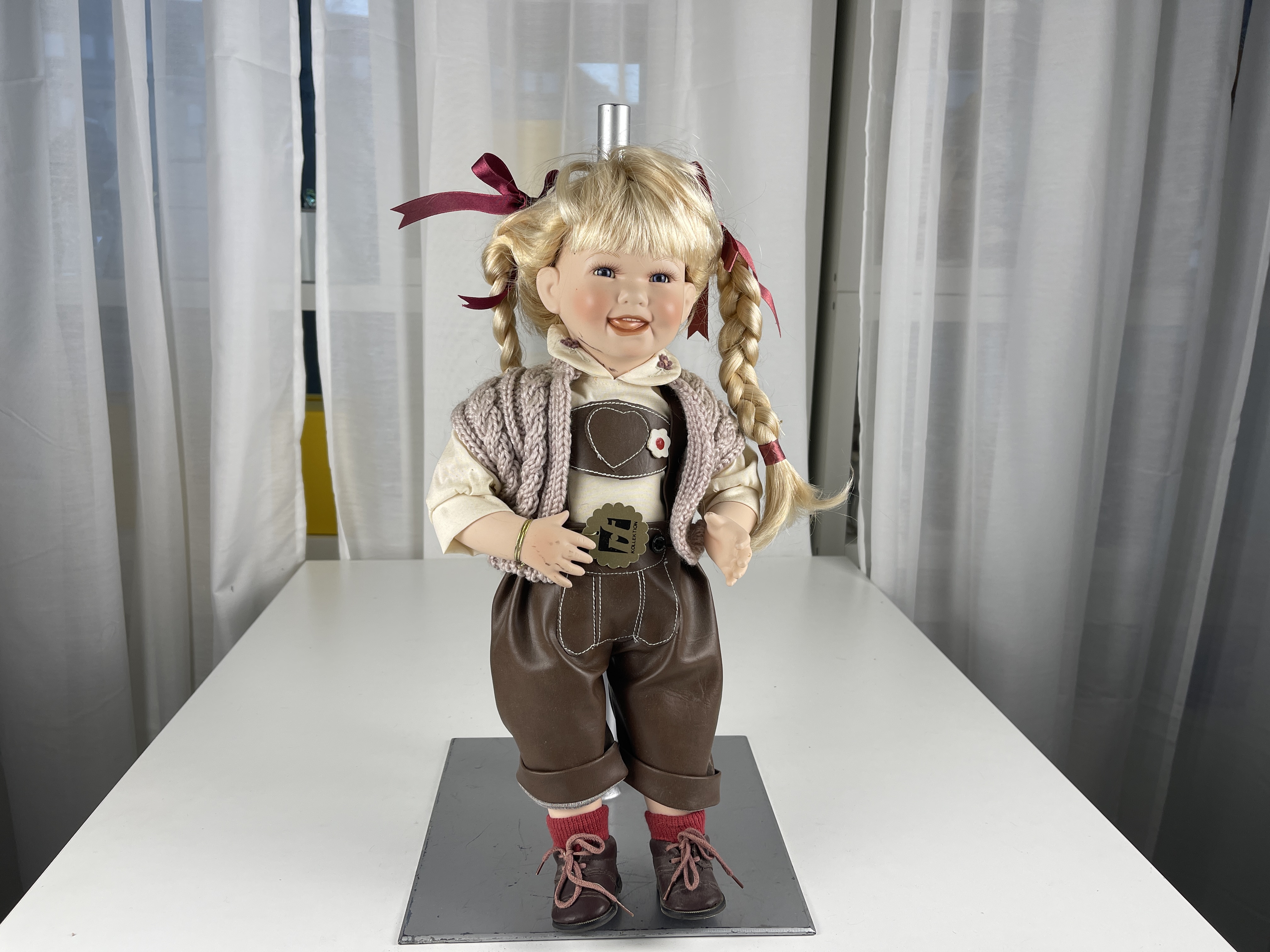 Künstler Porzellan Puppe 46 cm. Top Zustand