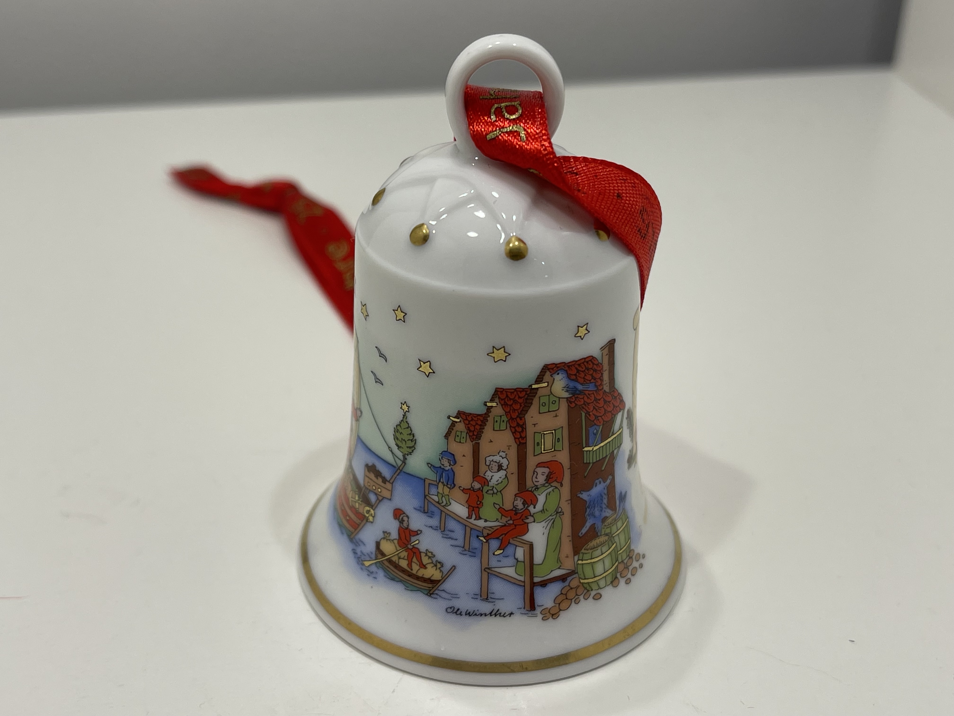  Hutschenreuther 2002 Weihnachtsglocke  7 cm. Top Zustand. 