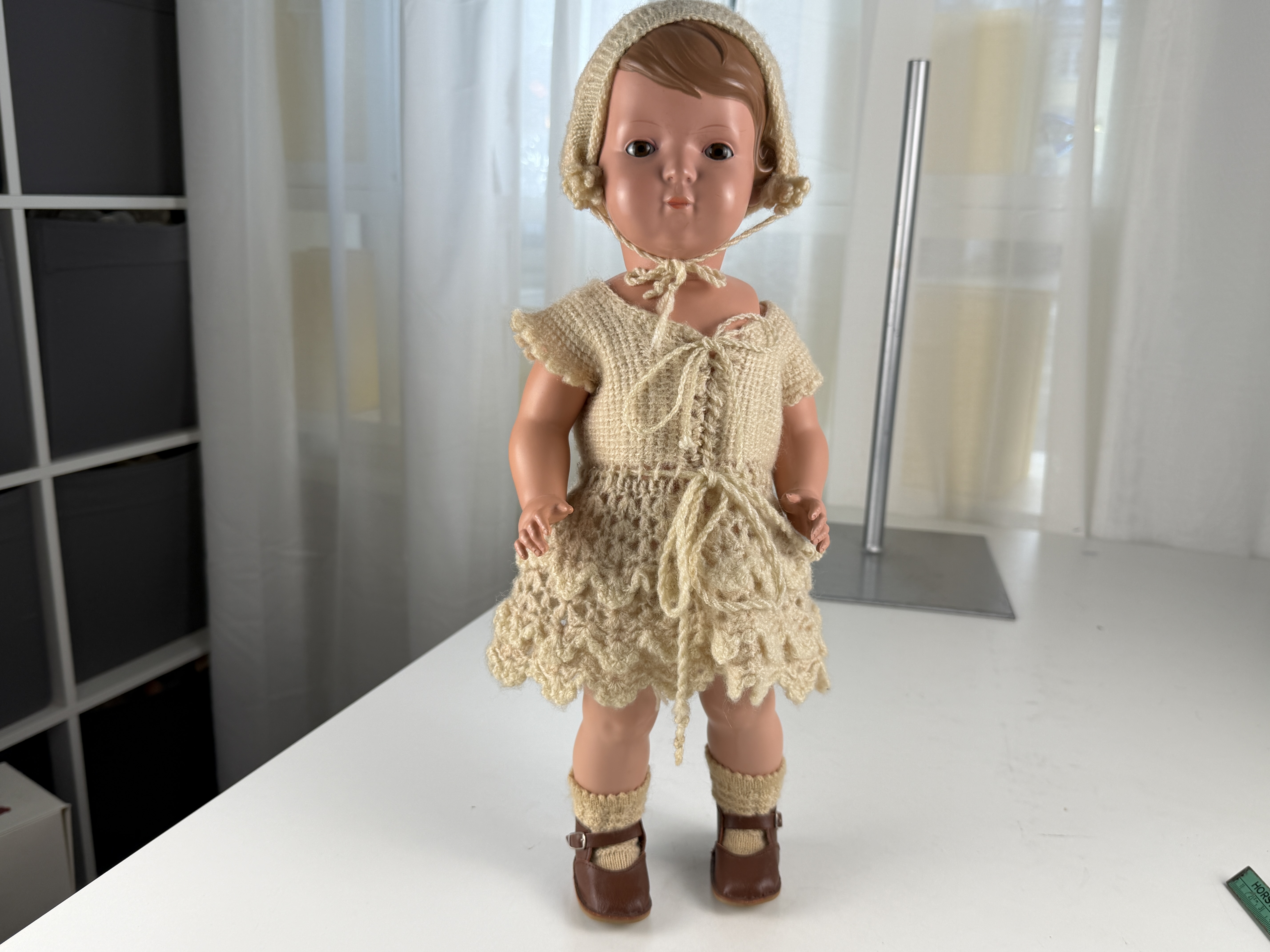 Schildkrötpuppe Puppe Tortulon 45 cm Top Zustand siehe Fotos 