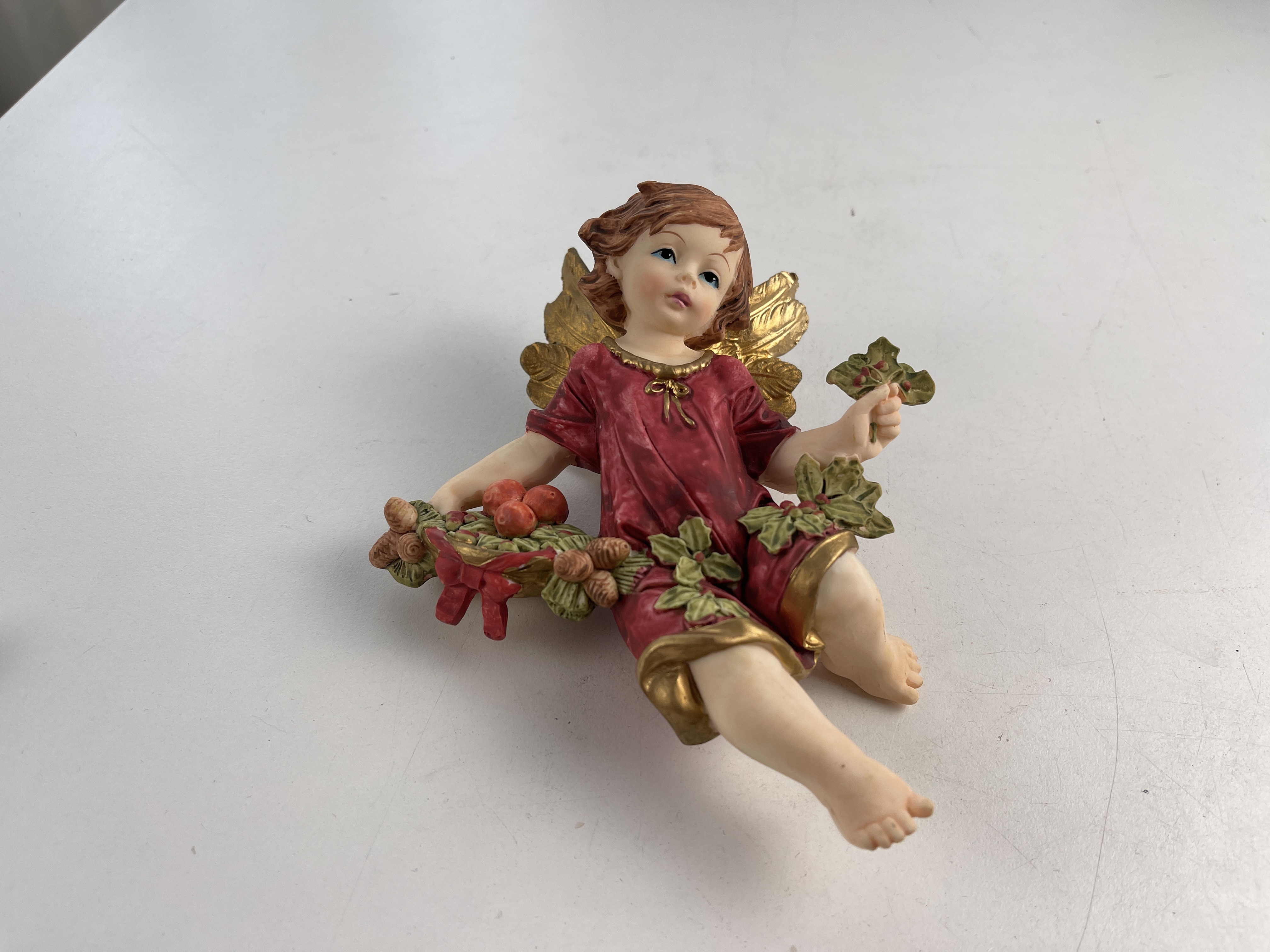Kunststoff Sammler Figur Engel - 16 cm - Zustand siehe Fotos  