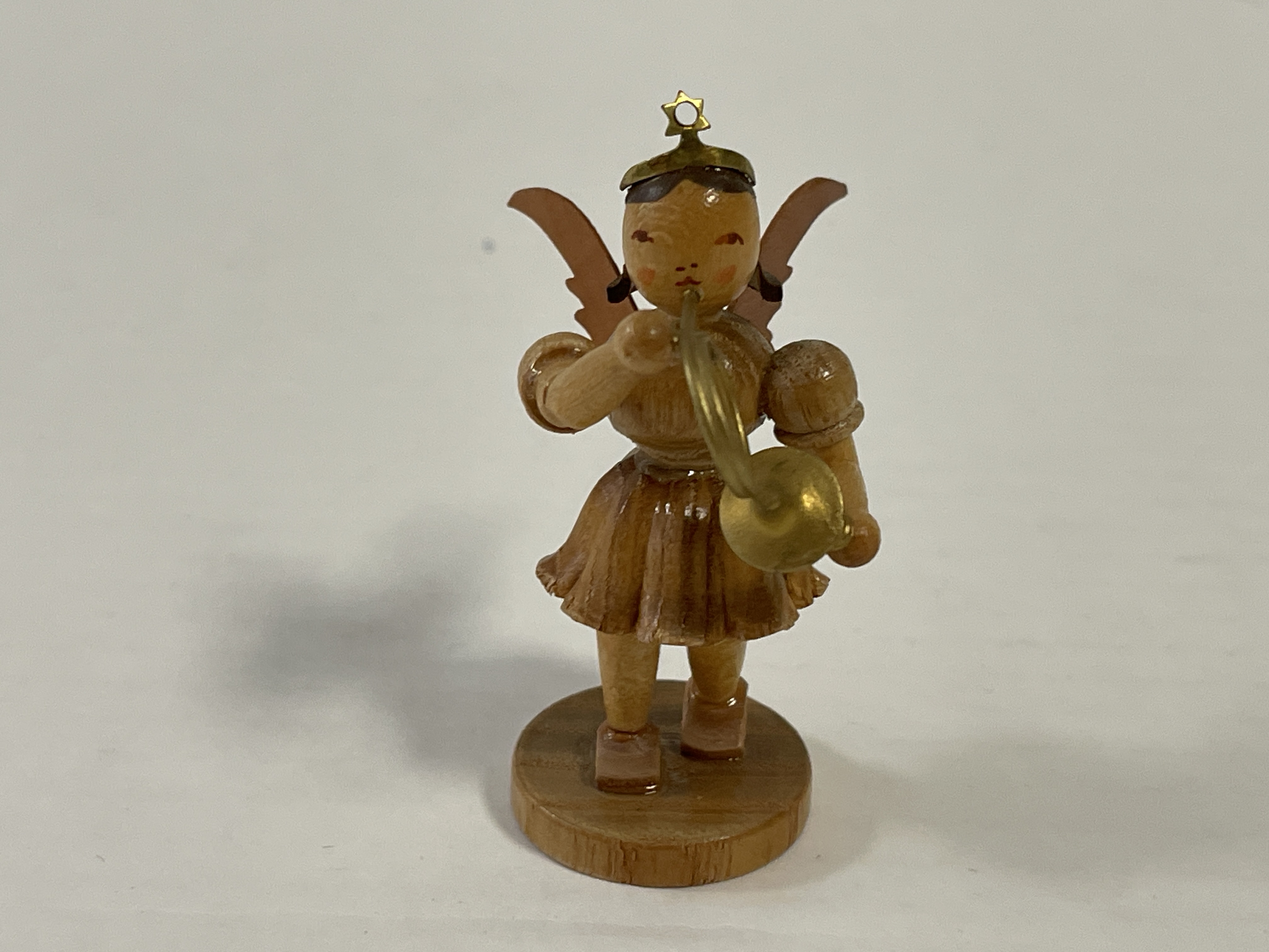 Erzgebirge Blank Figur Engel 6,5 cm.   Zustand siehe Fotos  