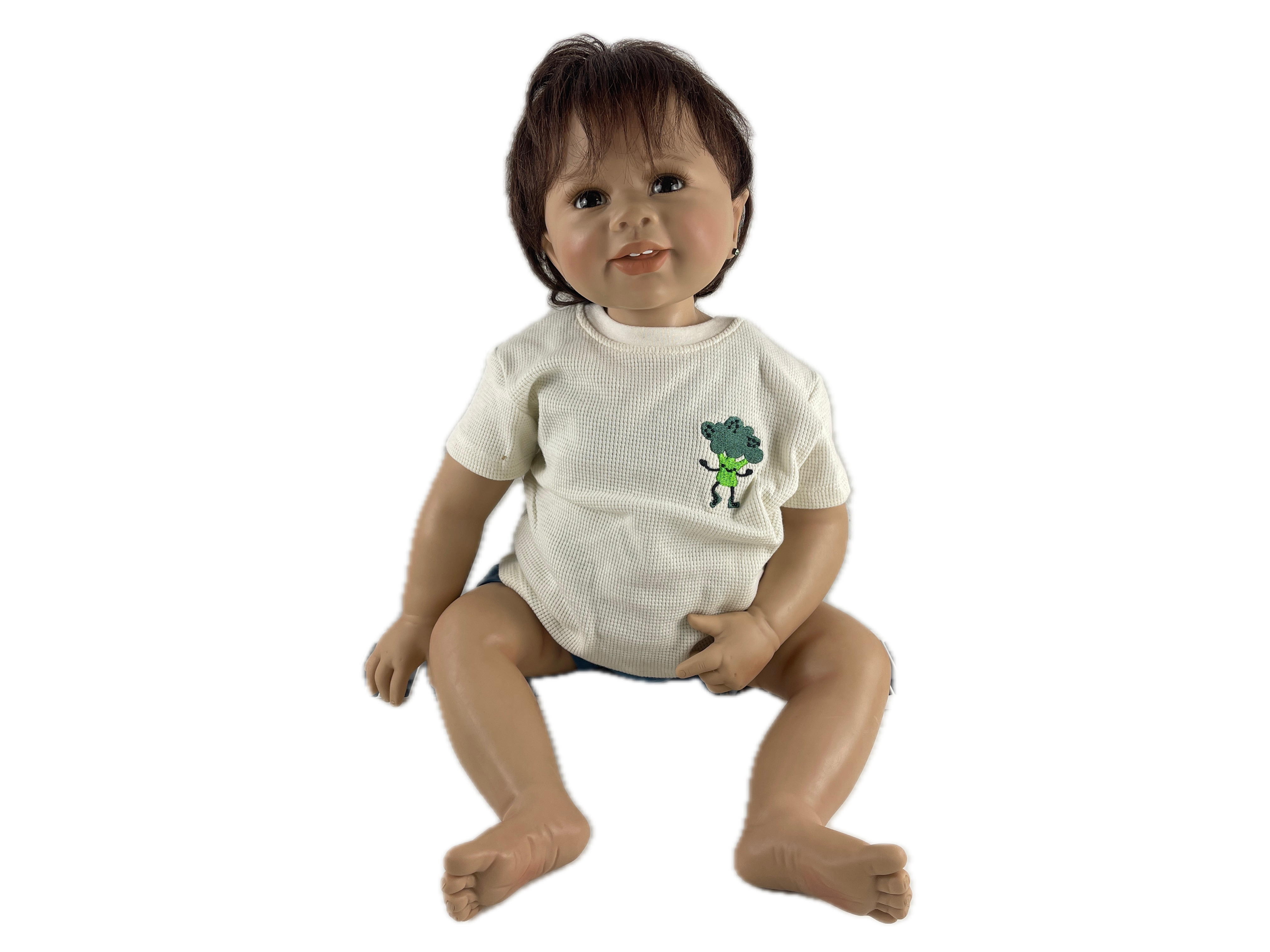 Monika Levenig Künstlerpuppe Vinyl Puppe 52 cm. Top Zustand