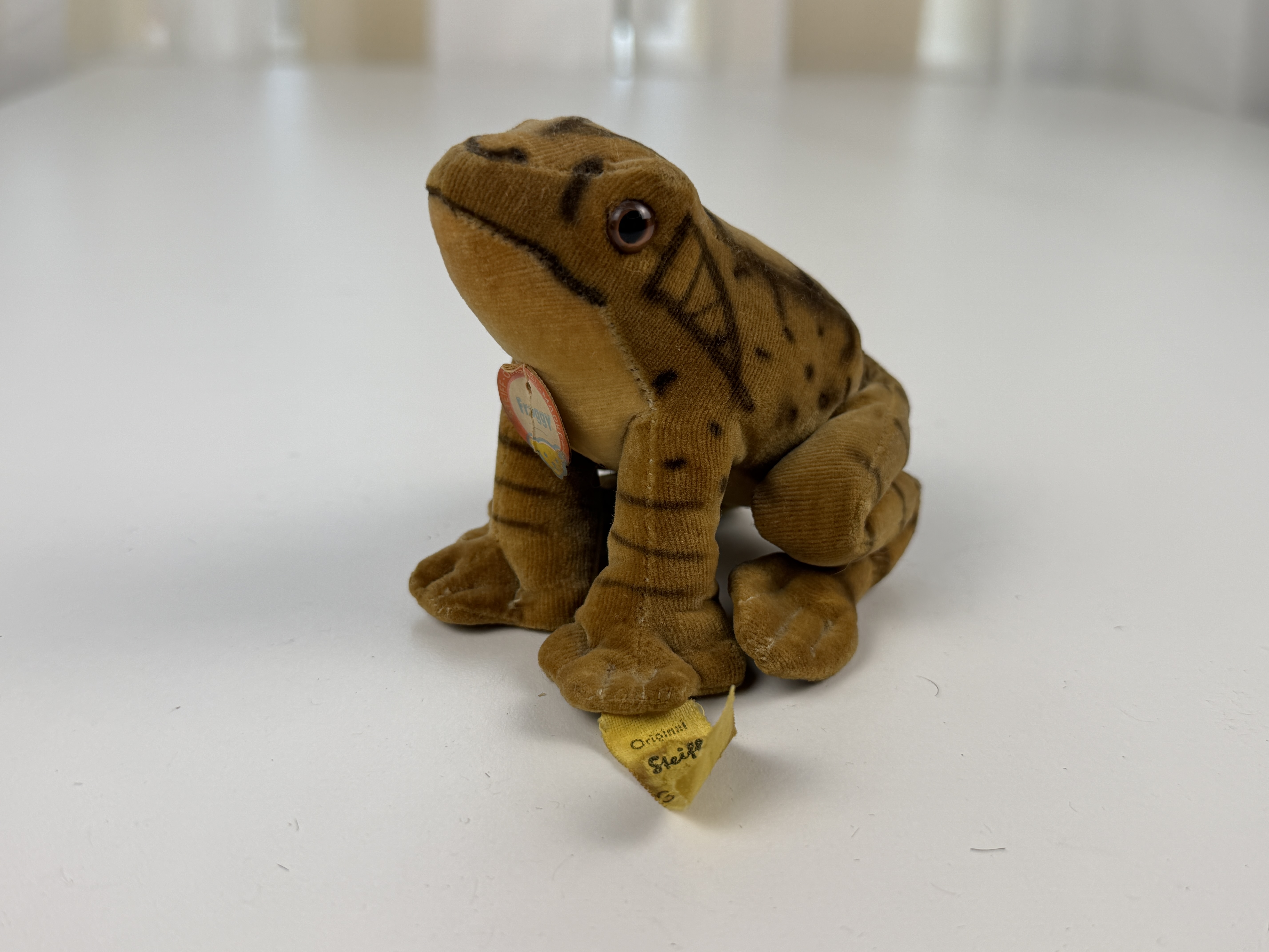 Steiff Tier 3408.00 Frosch Froggy 8 cm Top Zustand siehe Fotos