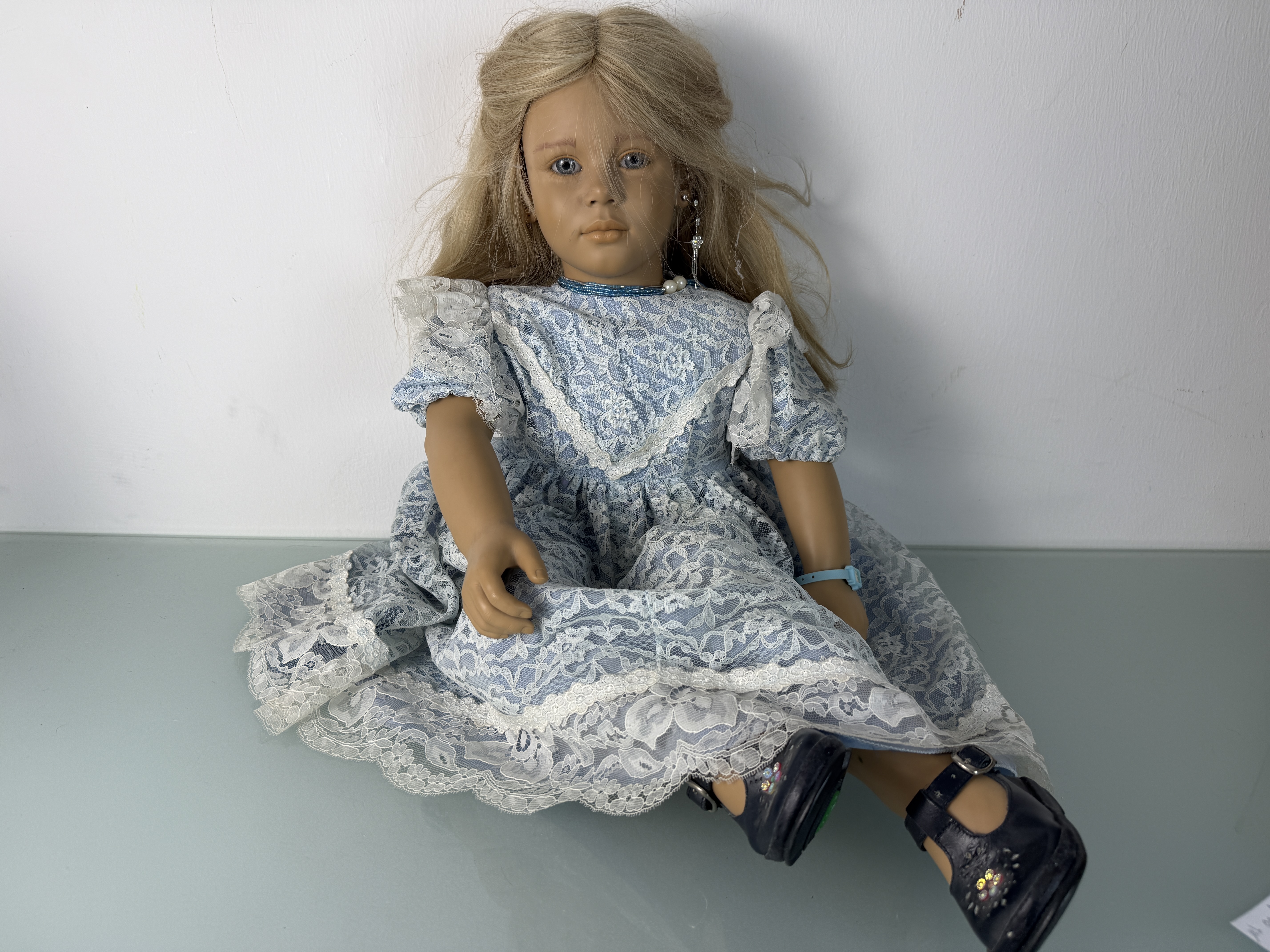 Künstlerpuppe Annette Himstedt Puppe Malin 80 cm. Top Zustand