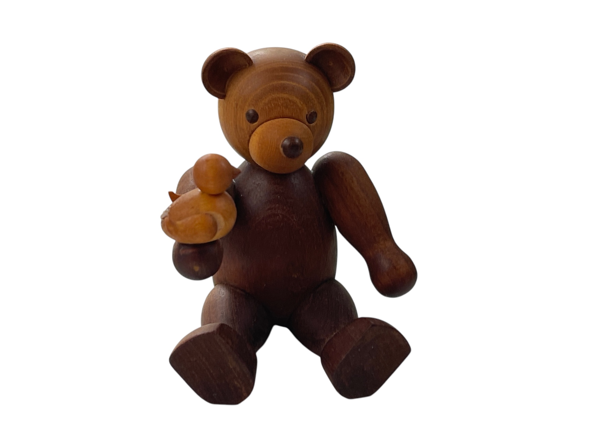 Erzgebirge Seiffener Figur Teddybär 7 cm. Zustand siehe Fotos