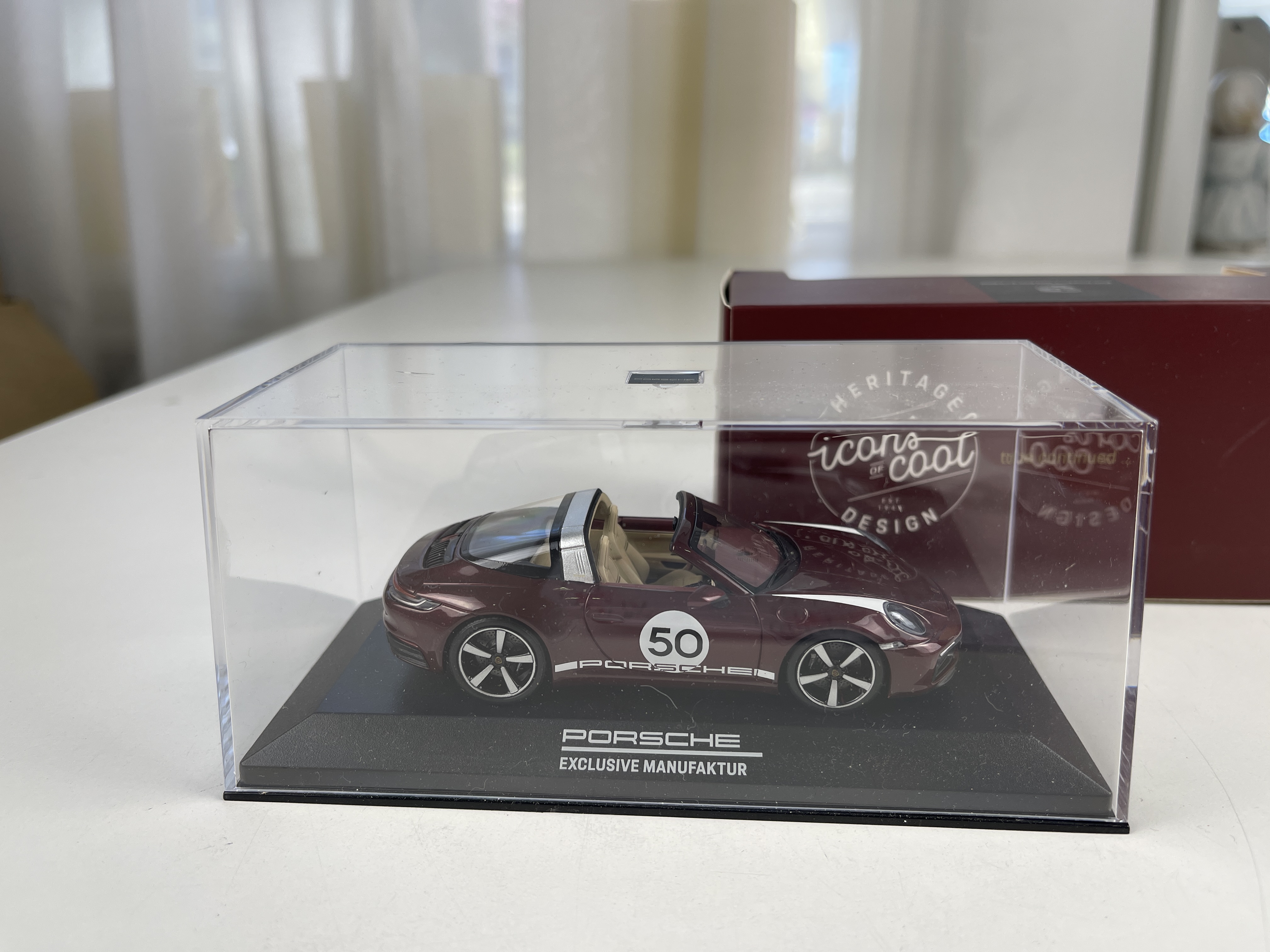 Modellauto Porsche 911 Targa - 1:43 - Top Zustand 