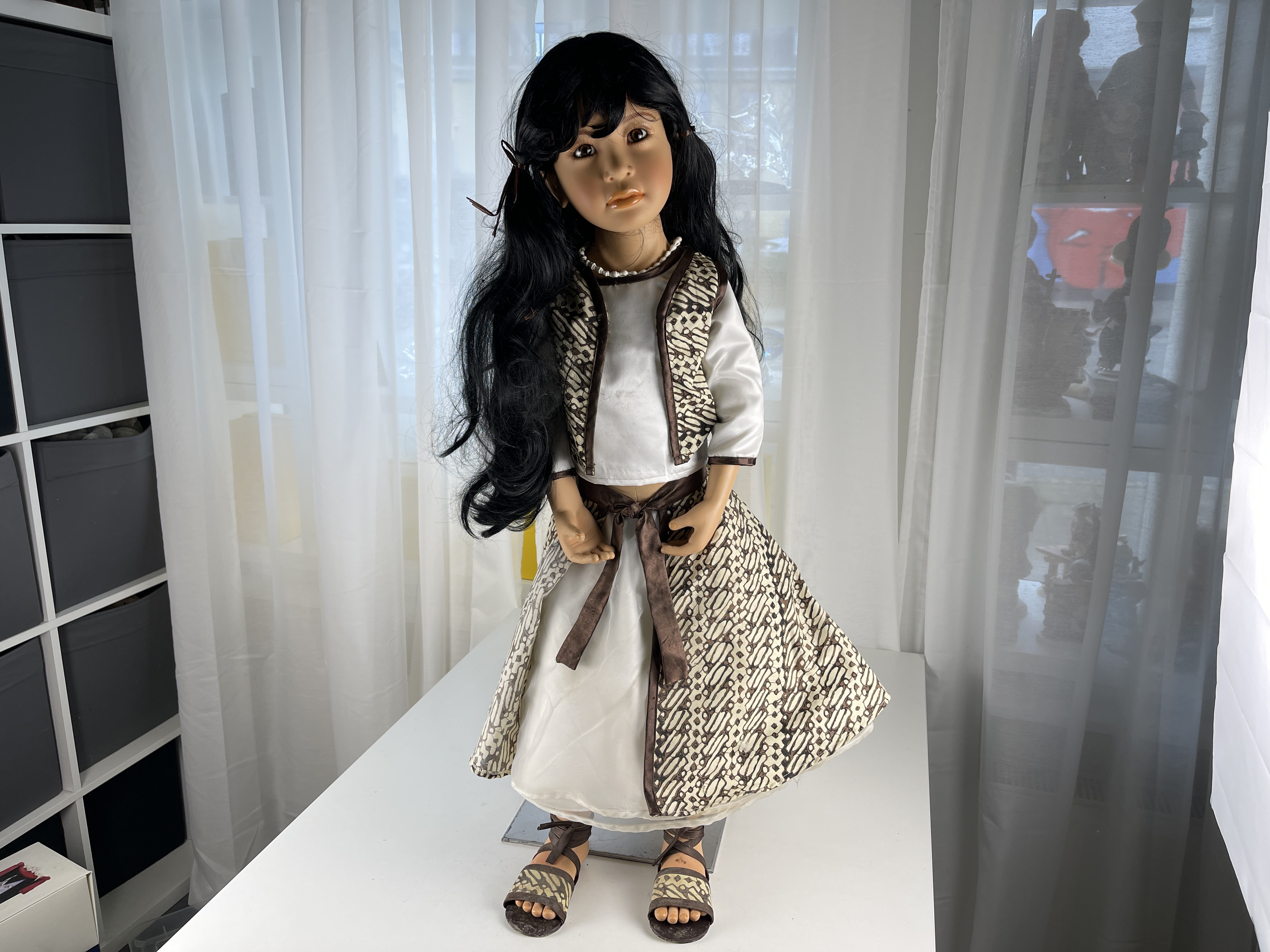 Dwi Saptono Künstlerpuppe Vinyl Puppe 89 cm. Schmutzig 