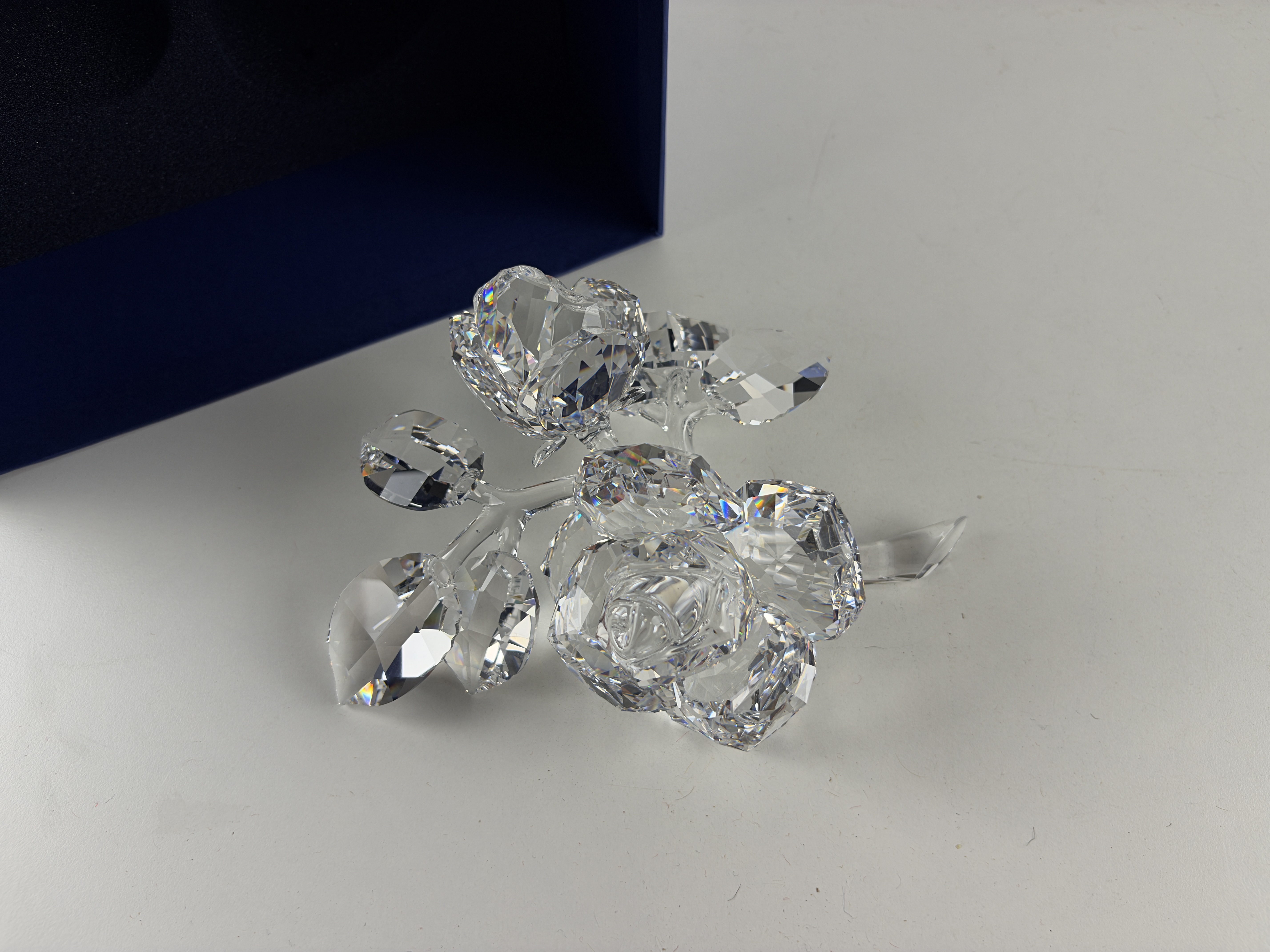 Swarovski Figur 890285 Rosenstrauß Rosen Groß 16,9 cm Kiste Zertifikat Top Zustand 