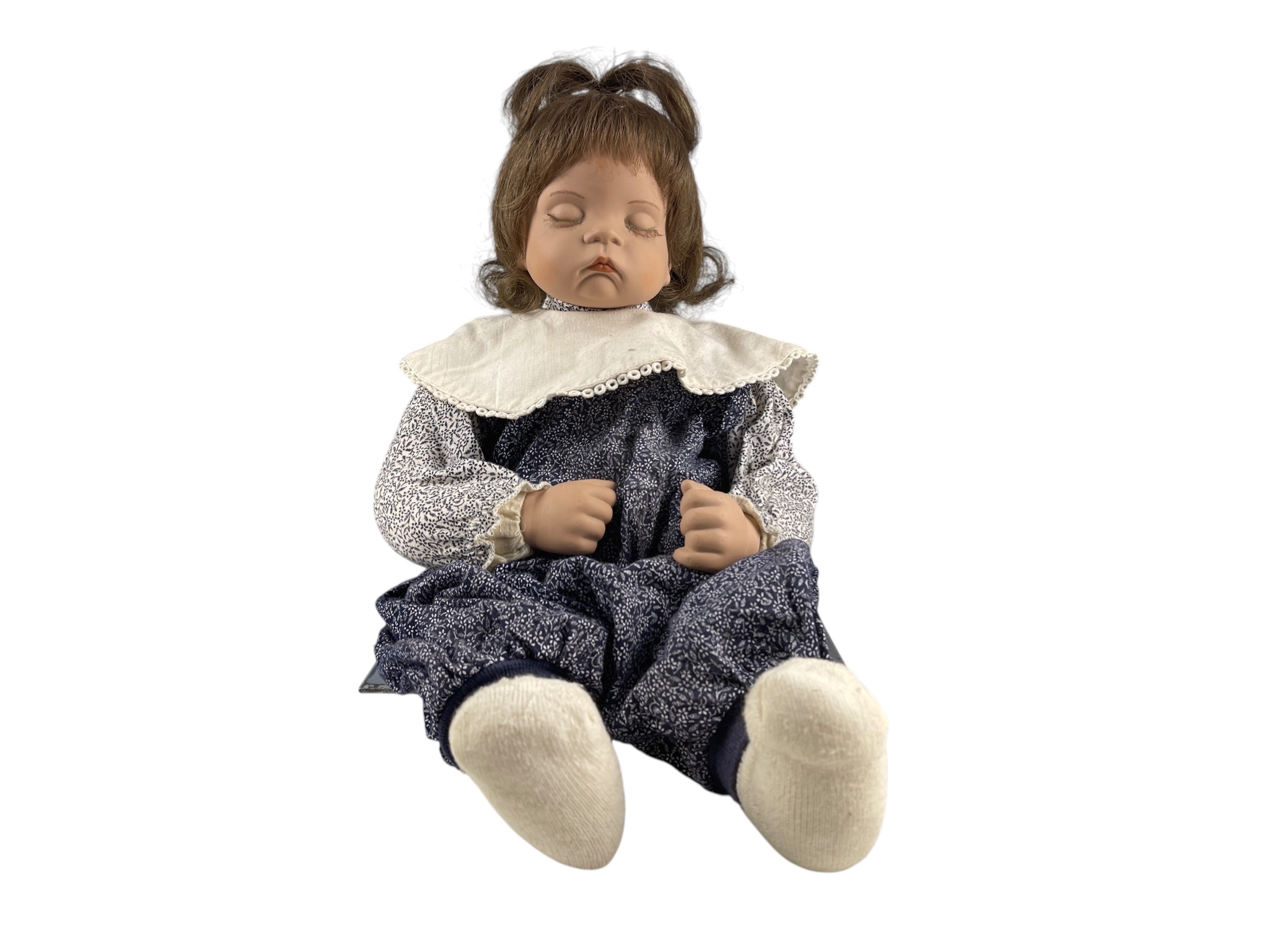 Künstlerpuppe Porzellan Puppe 47 cm Zustand Siehe Fotos. 