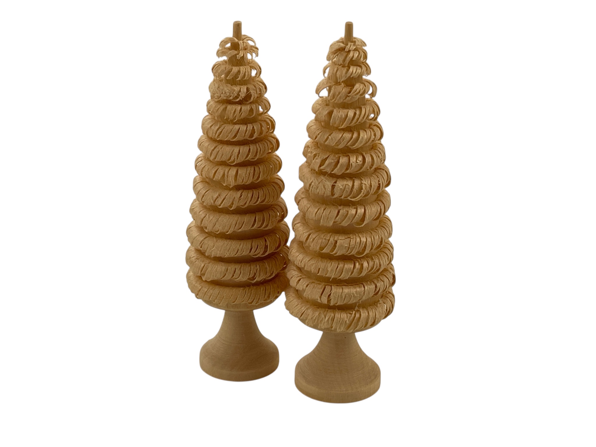 Erzgebirge Figur 2 Bäume je 9,5 cm. Top Zustand  