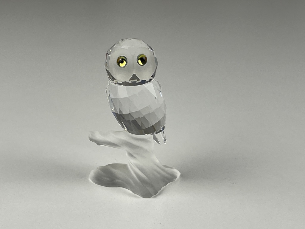 Swarovski Figur 119442 Eule auf Ast 5,7 cm. Top Zustand  