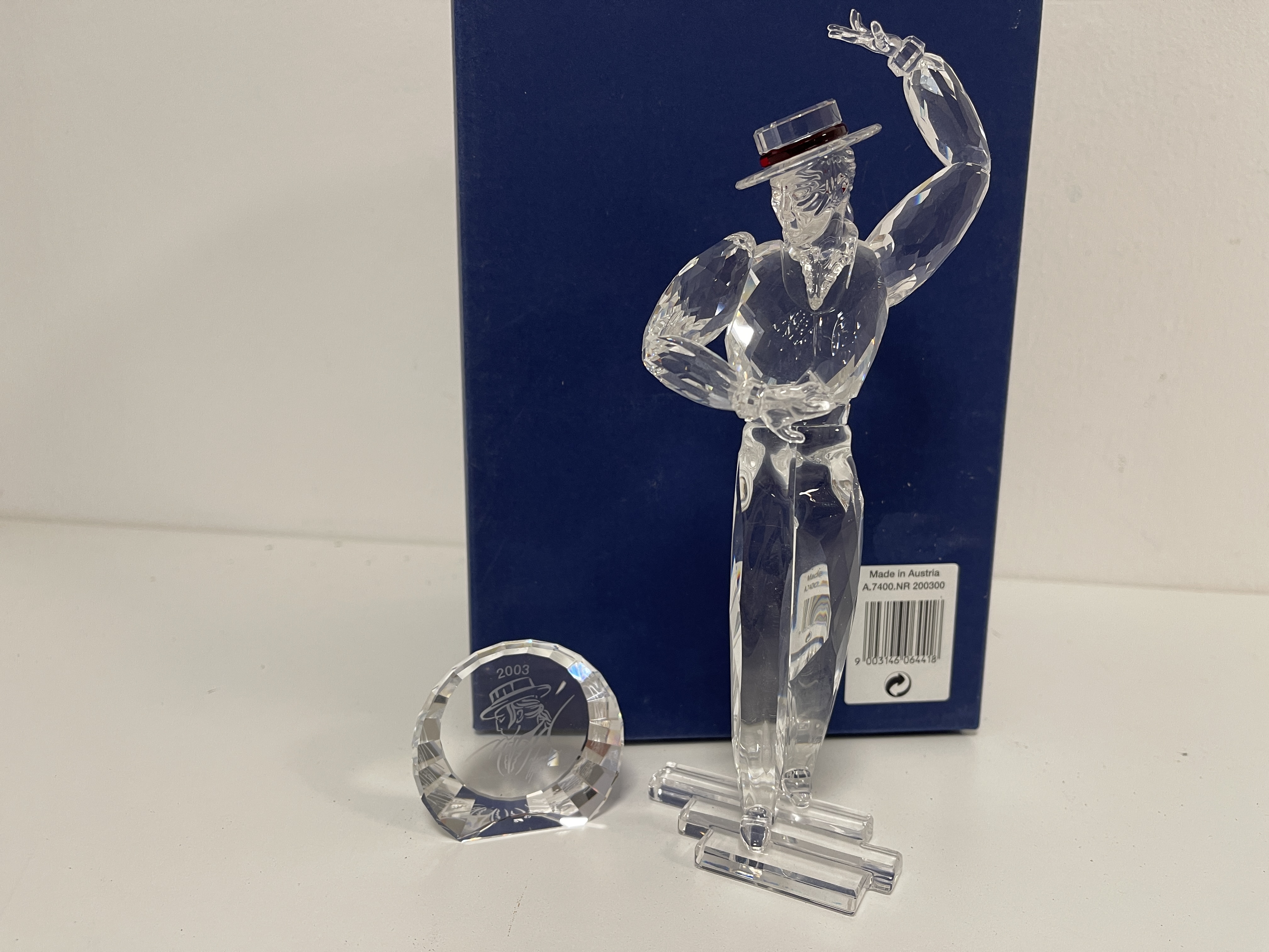 Swarovski Figur 606441 Antonio 21,5 cm. Ovp & Zertifikat. - Top Zustand  + Schild