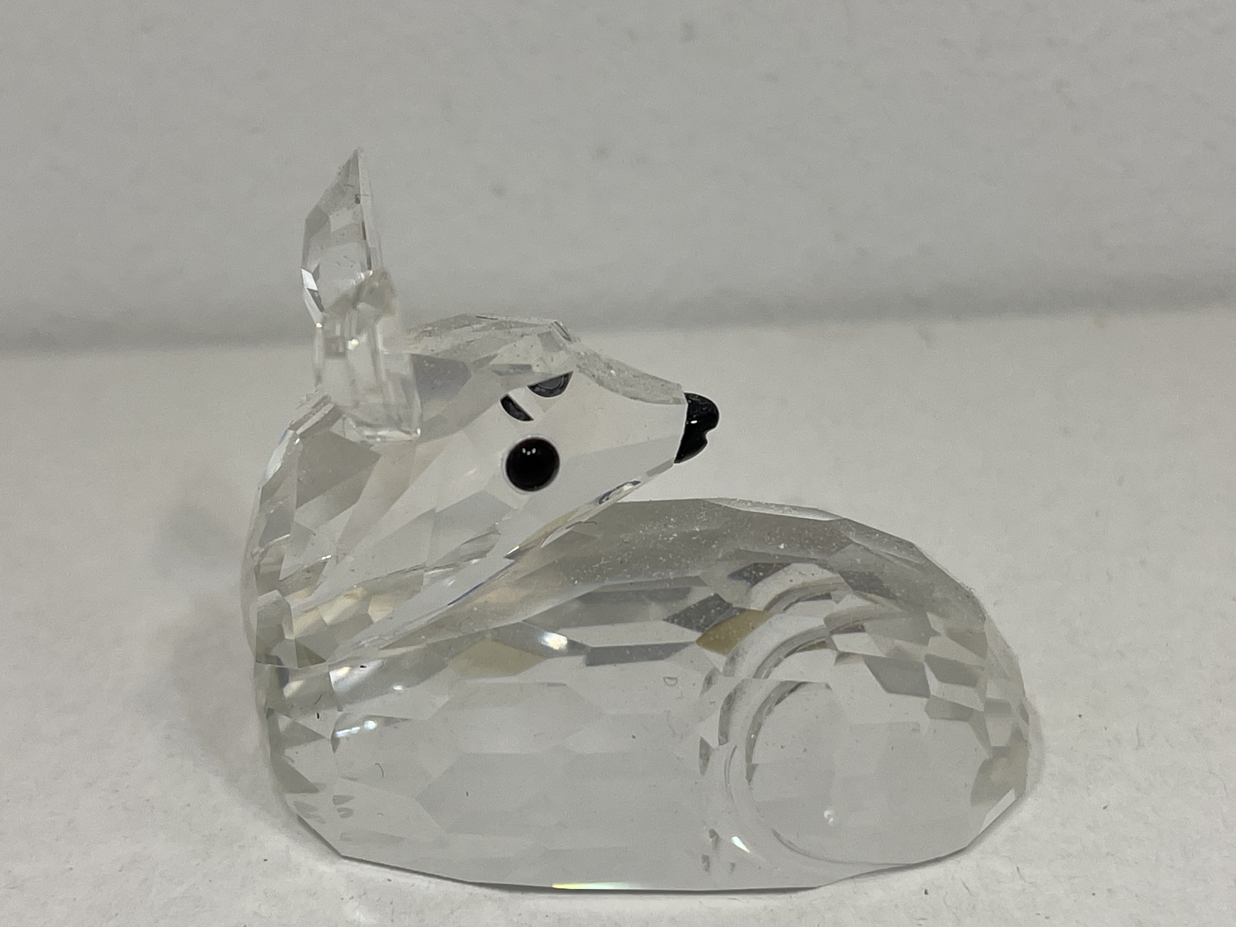 Swarovski Figur Kristall 183271 Rehkitz liegend 4 cm. Top Zustand  