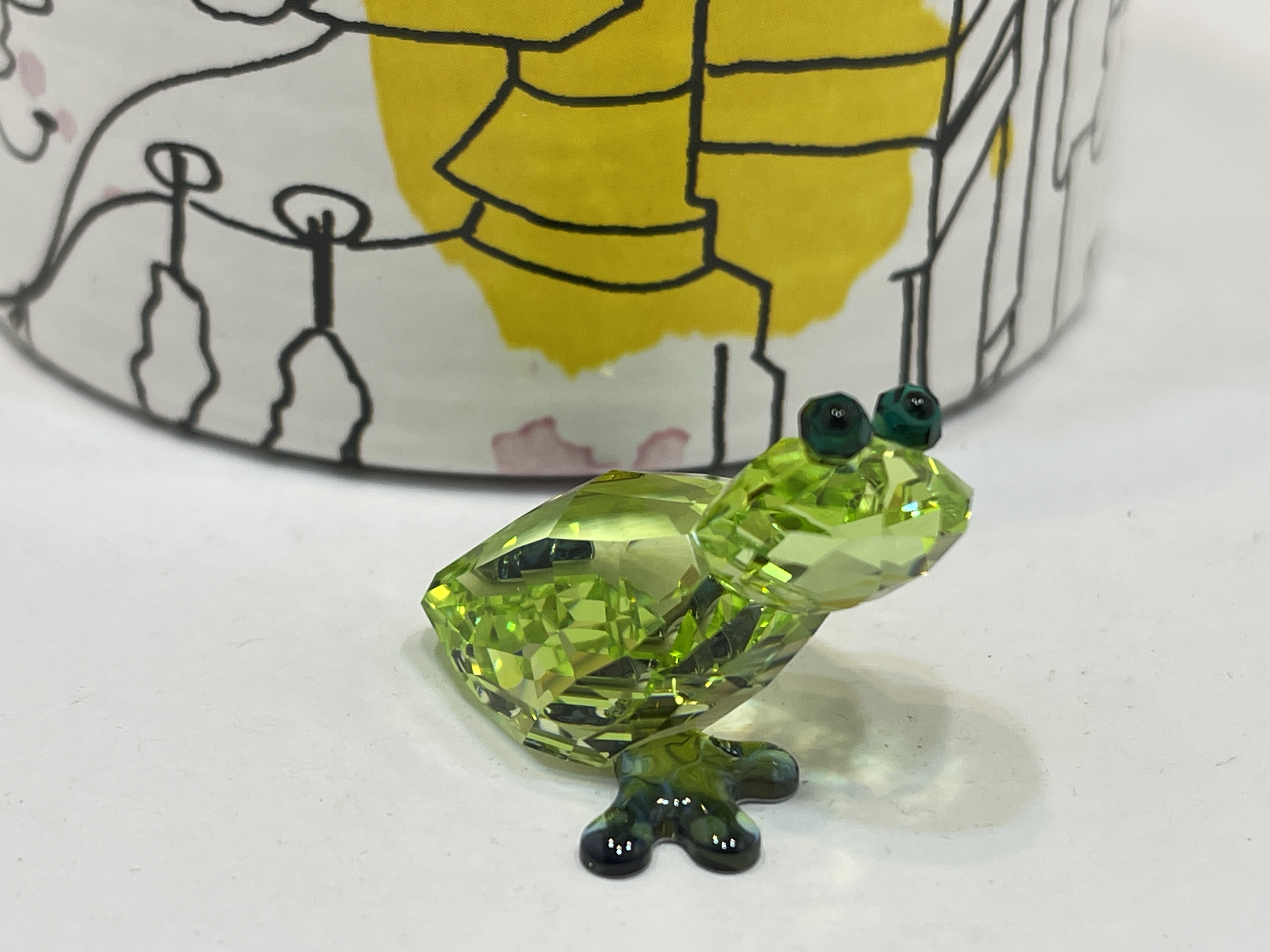Swarovski Figur 1041376 Frosch Romeo 3,5 cm mit OVP + Zertifikat. Top Zustand 