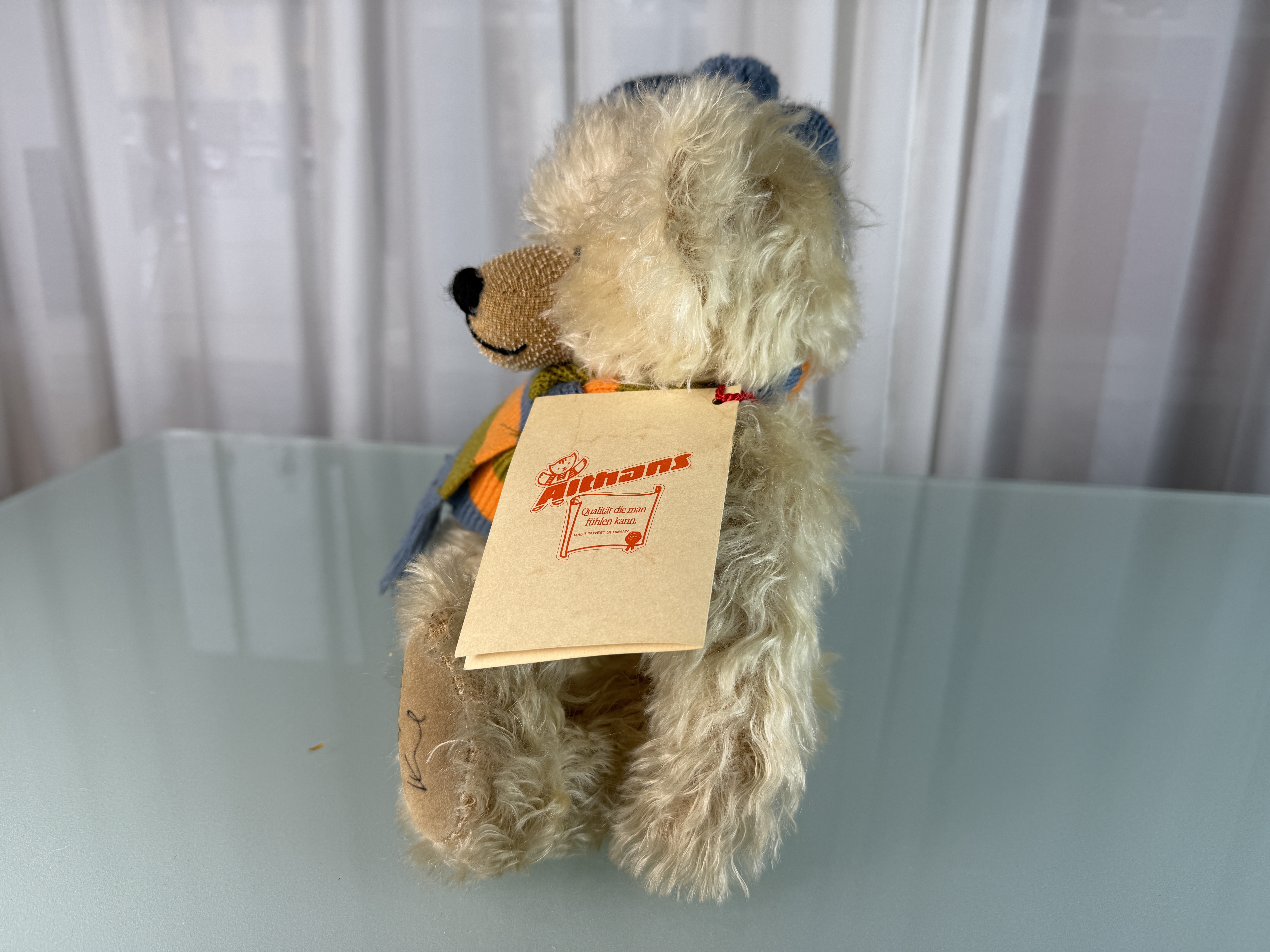 Künstlerbär Teddy Bär Althans Bär Künstlerbär Teddy Bär 32 cm Top Zustand.   