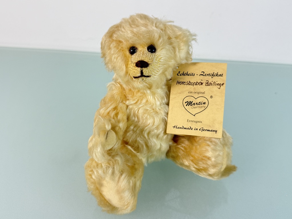 Künstlerbär Martin Bär Teddy Bär 21 cm. Top Zustand.    
