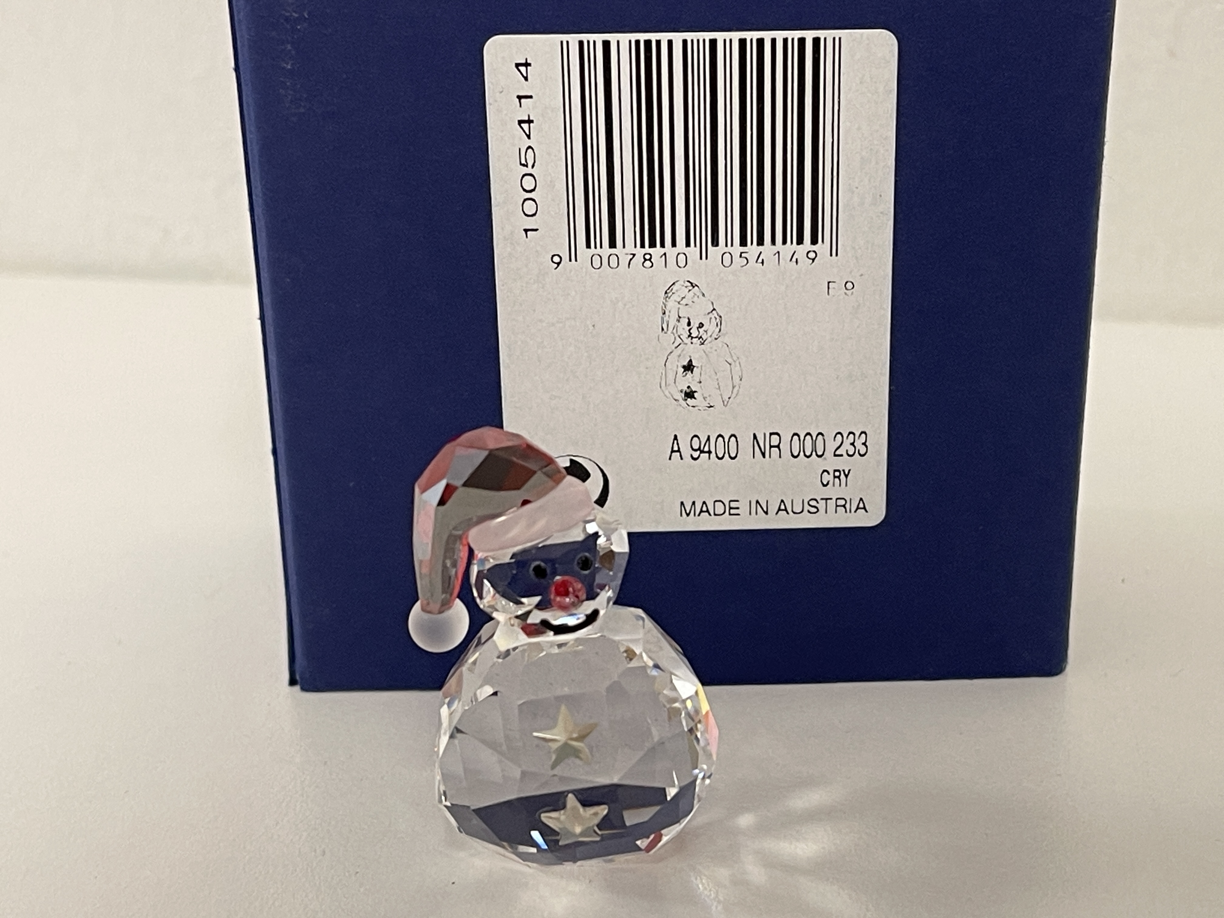  Swarovski Figur 1005414 Schaukelnder Schneemann 4 cm. Ovp Zertifikat Top Zustand 