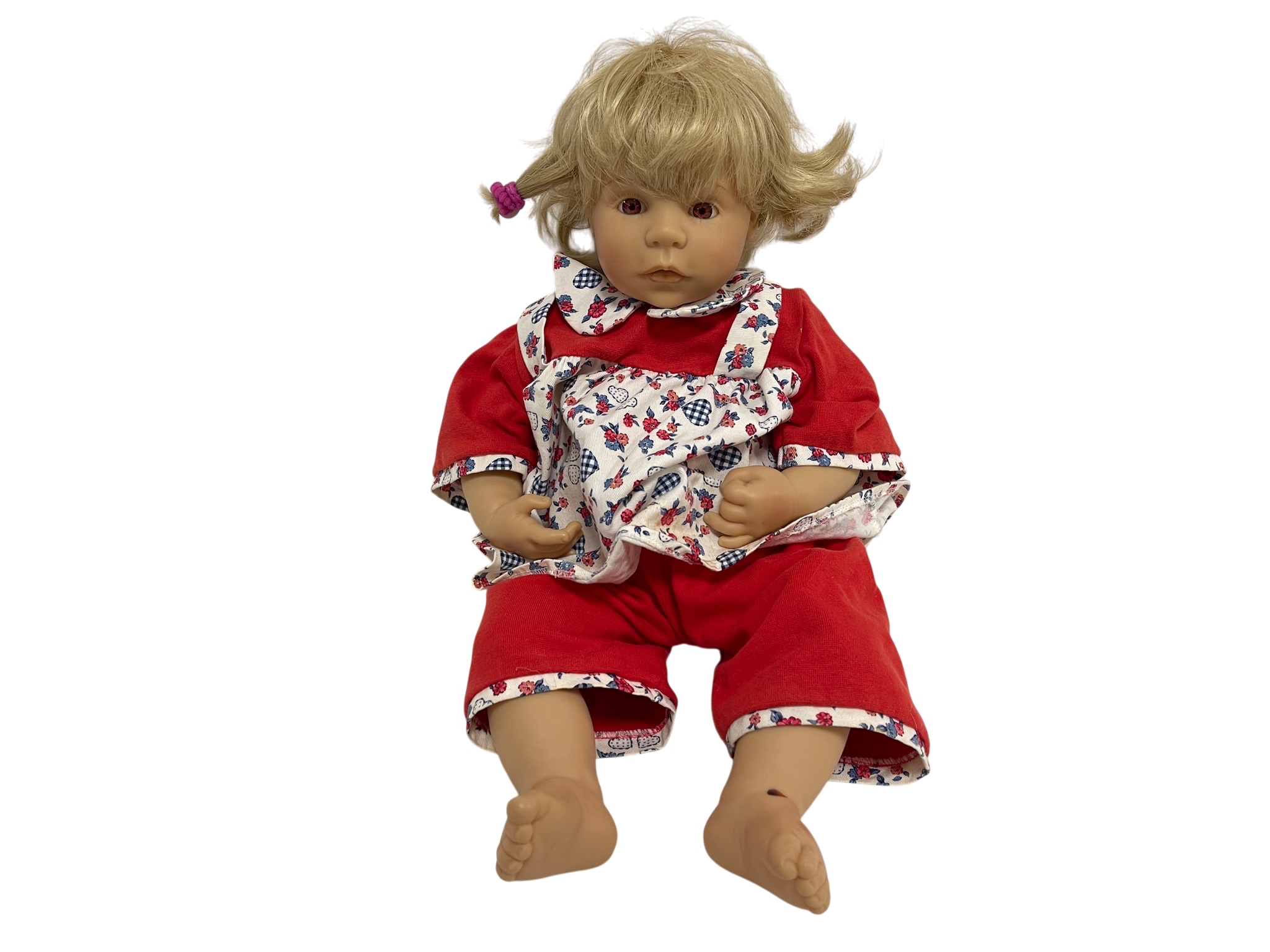 Künstlerpuppe Zapf Vinyl Puppe 52 cm. Top Zustand  
