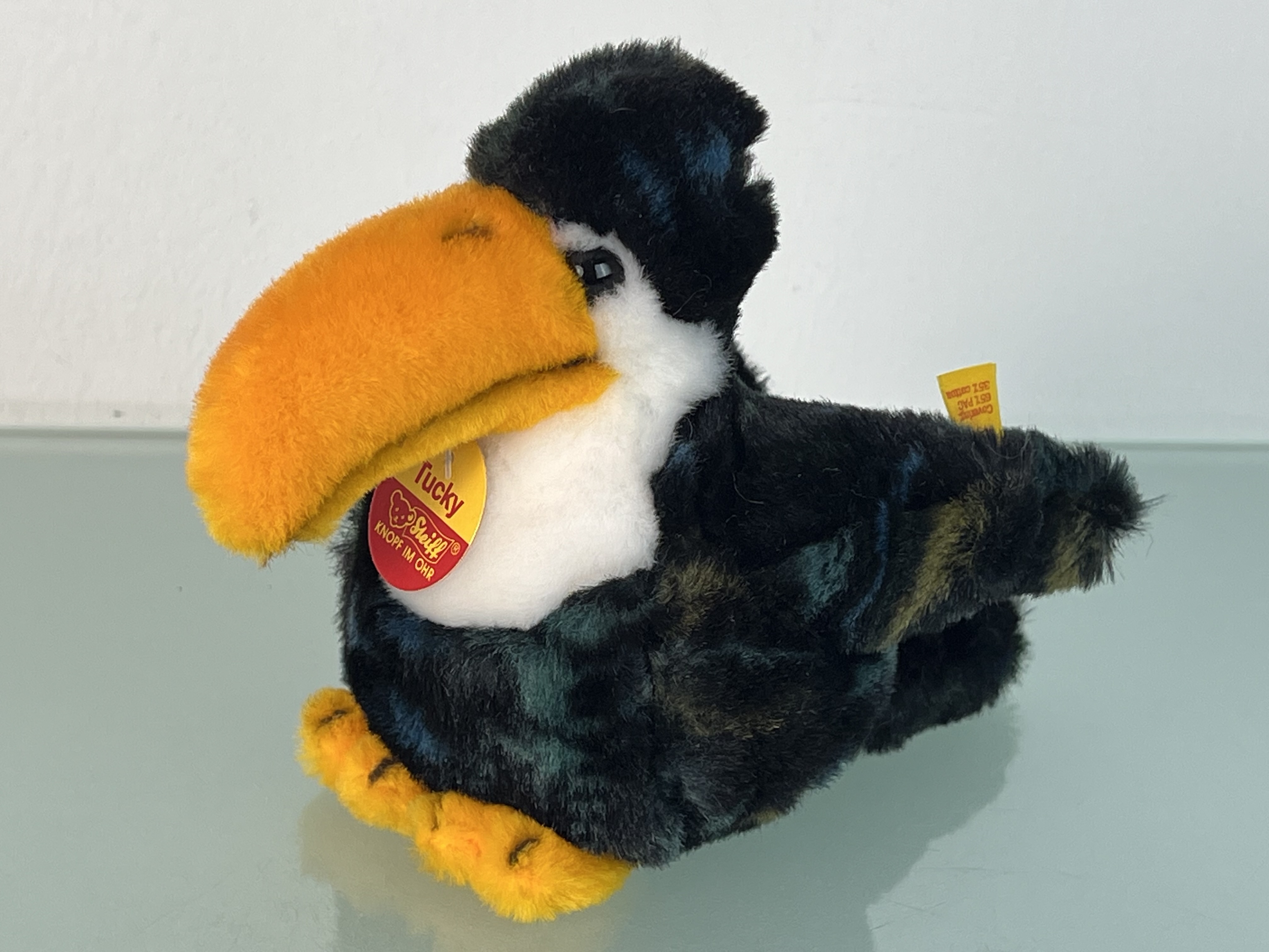 Steiff Tier 064210 Tucky Tukan 15 cm. Top Zustand