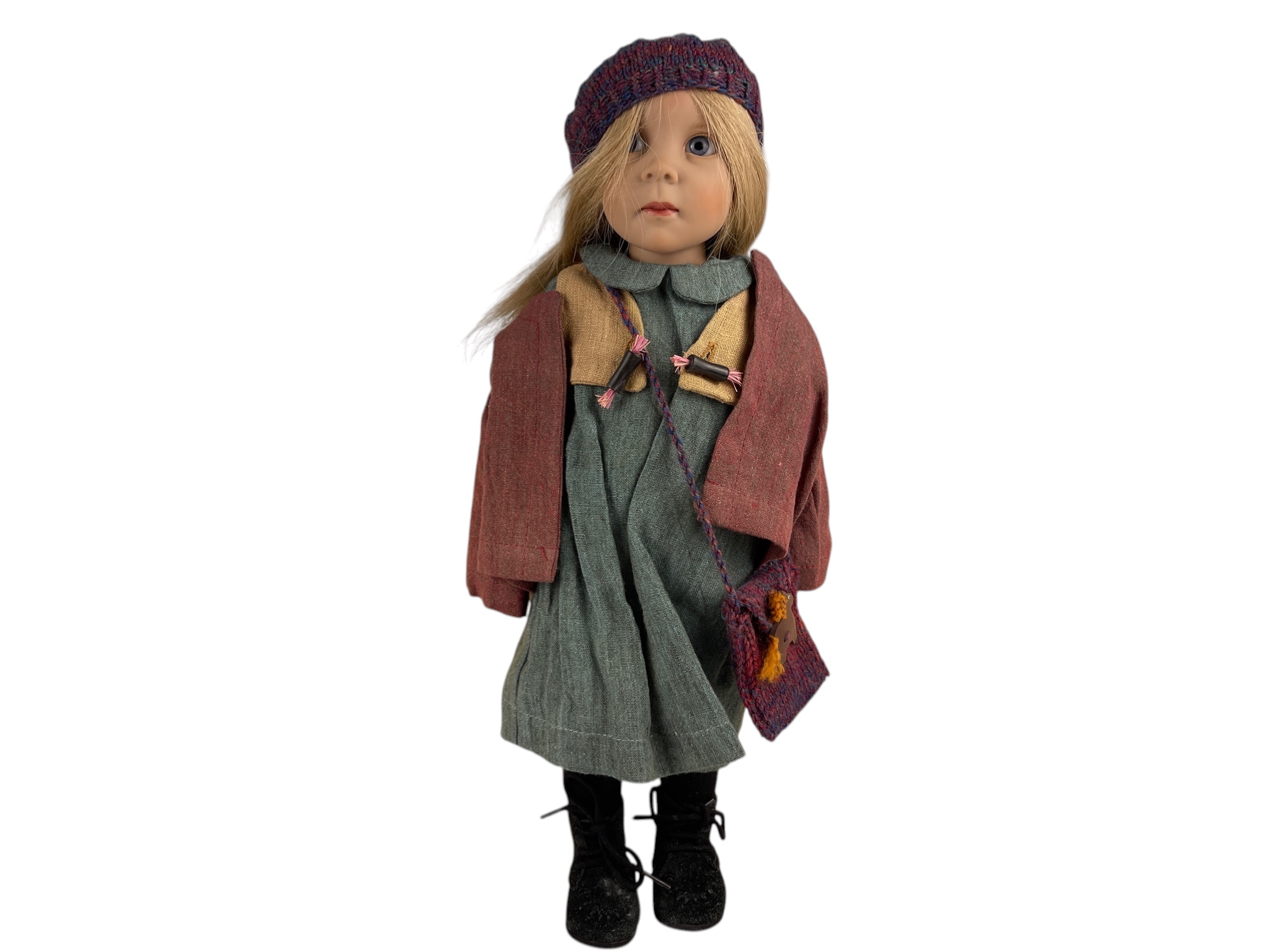 Zwergnase Künstlerpuppe Nicole Marschollek Puppe 39 cm.  Zustand  siehe Fotos