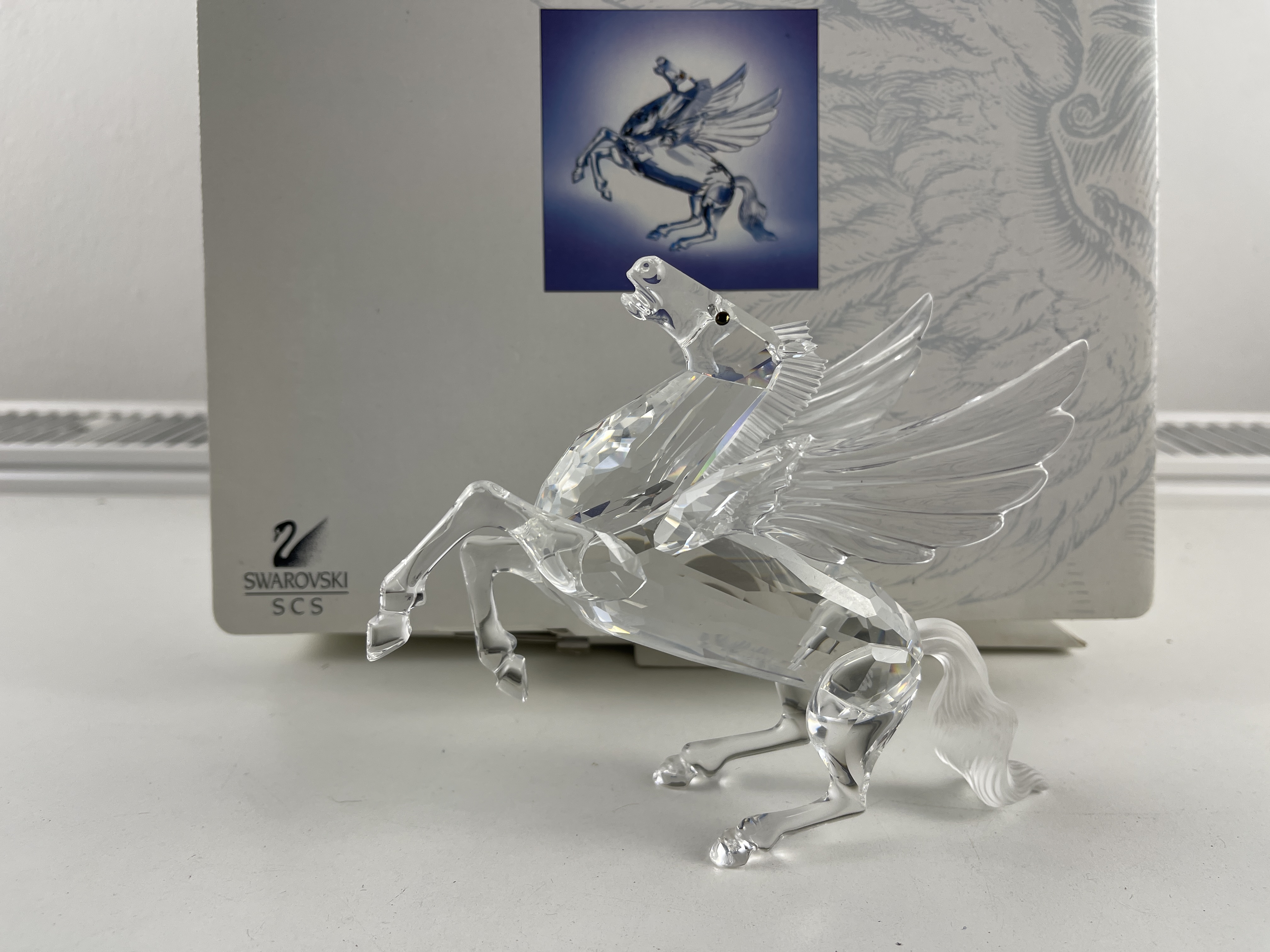 Swarovski Figur Kristall 216327 Jahresfigur Pegasus 12,5 cm. Ovp & Zertifikat. Top Zustand