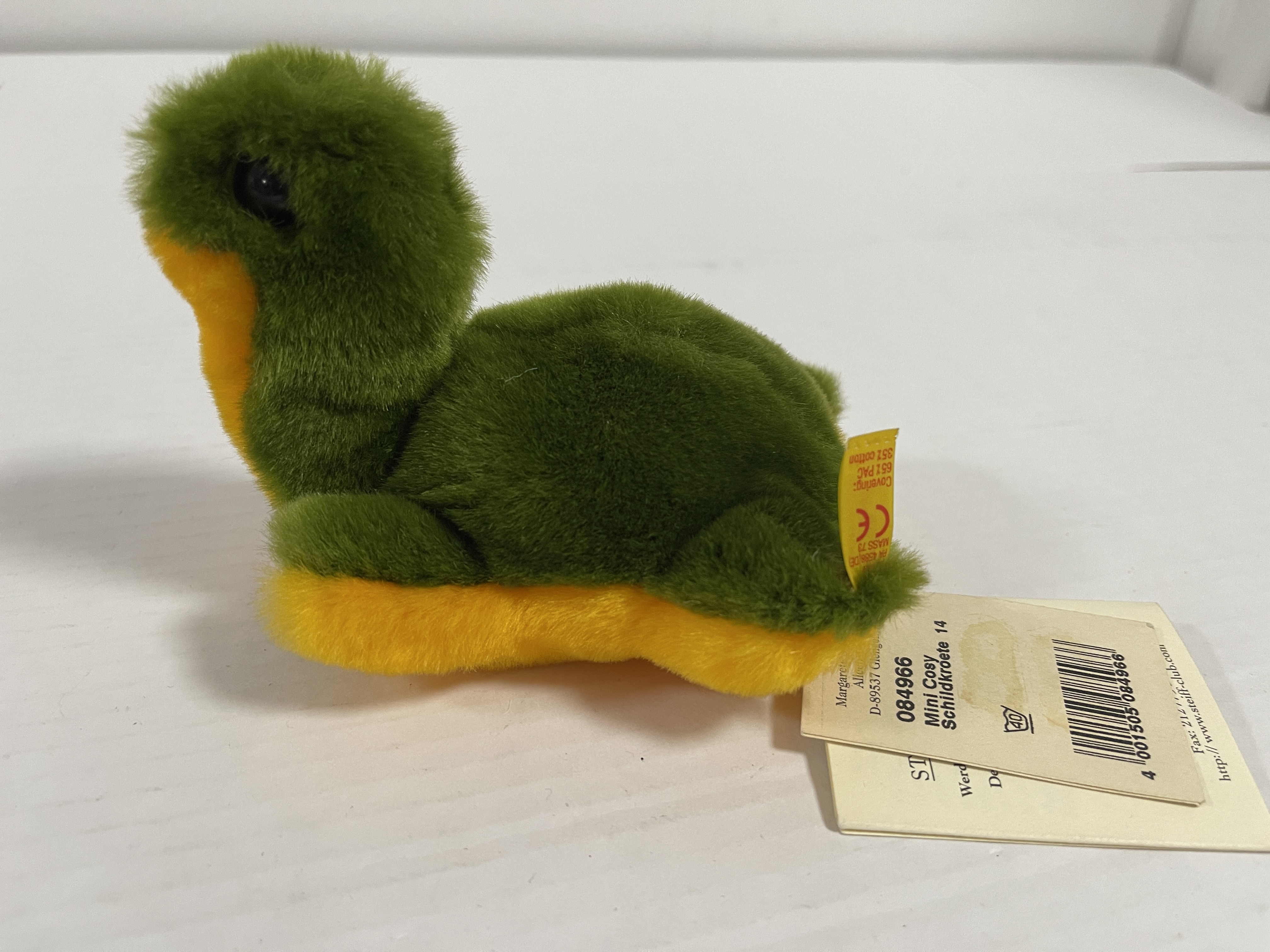 Steiff Tier Stofftier 084966 Schildkröte 14 cm Top Zustand   