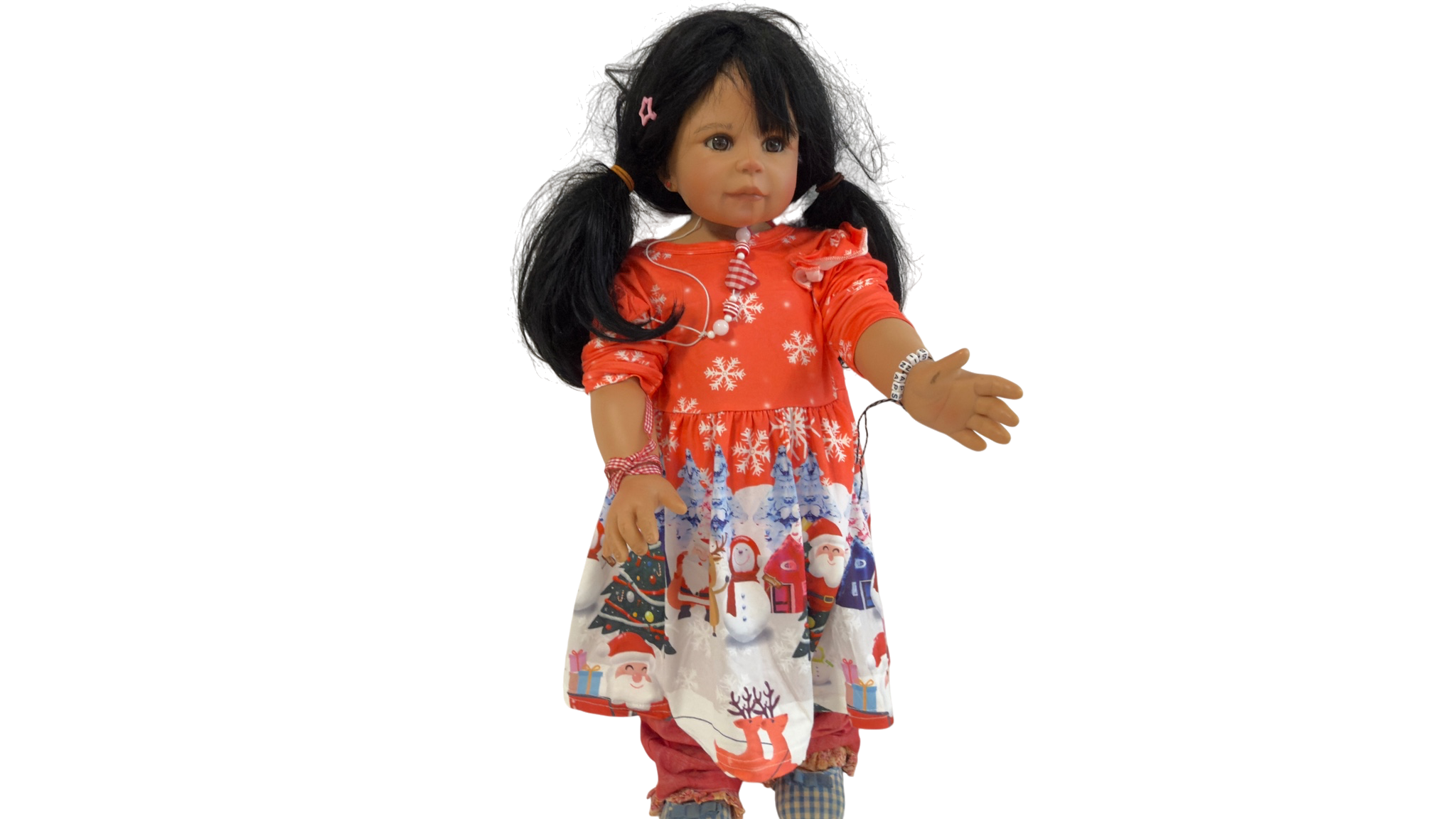 Monika Levenig Künstlerpuppe Vinyl Puppe 70 cm. Guter Zustand siehe Fotos