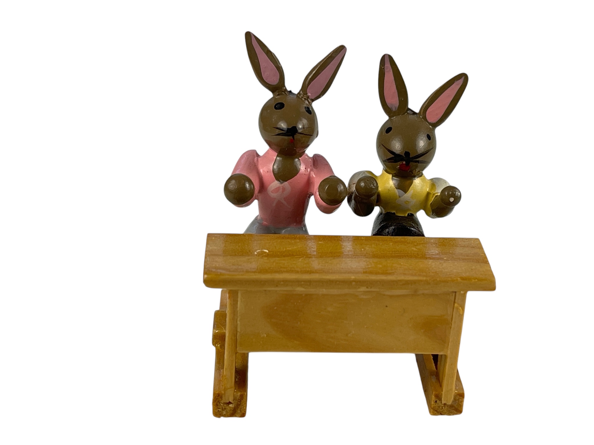 Erzgebirge Figur Hasen 6 cm . Zustand siehe Fotos