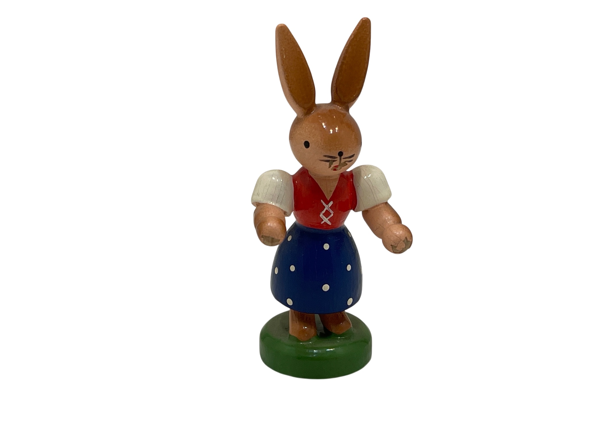 Erzgebirge Figur Hase 6 cm. Zustand siehe Fotos    