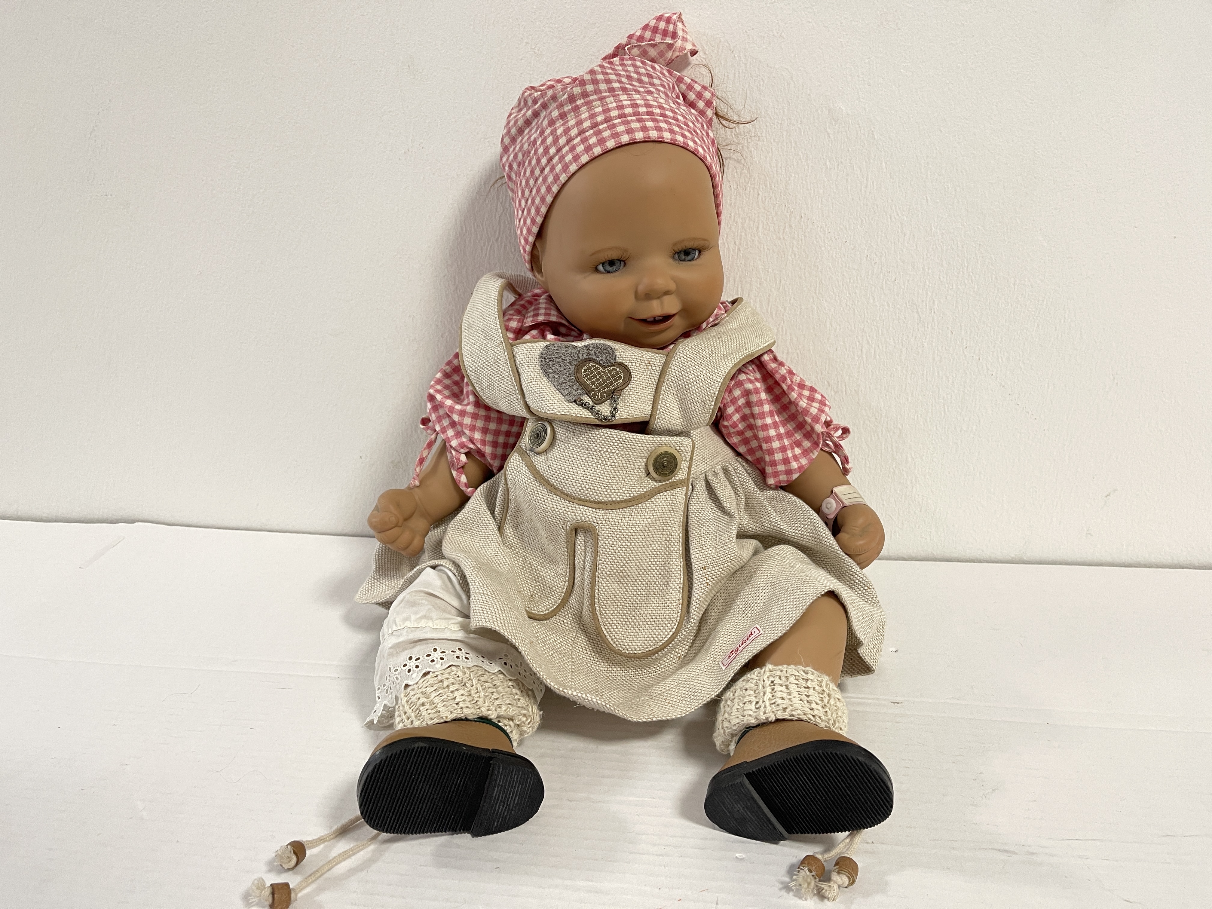 Künstlerpuppe Sigikid Vinyl Puppe Inge Tenbusch 52 cm. Top Zustand 