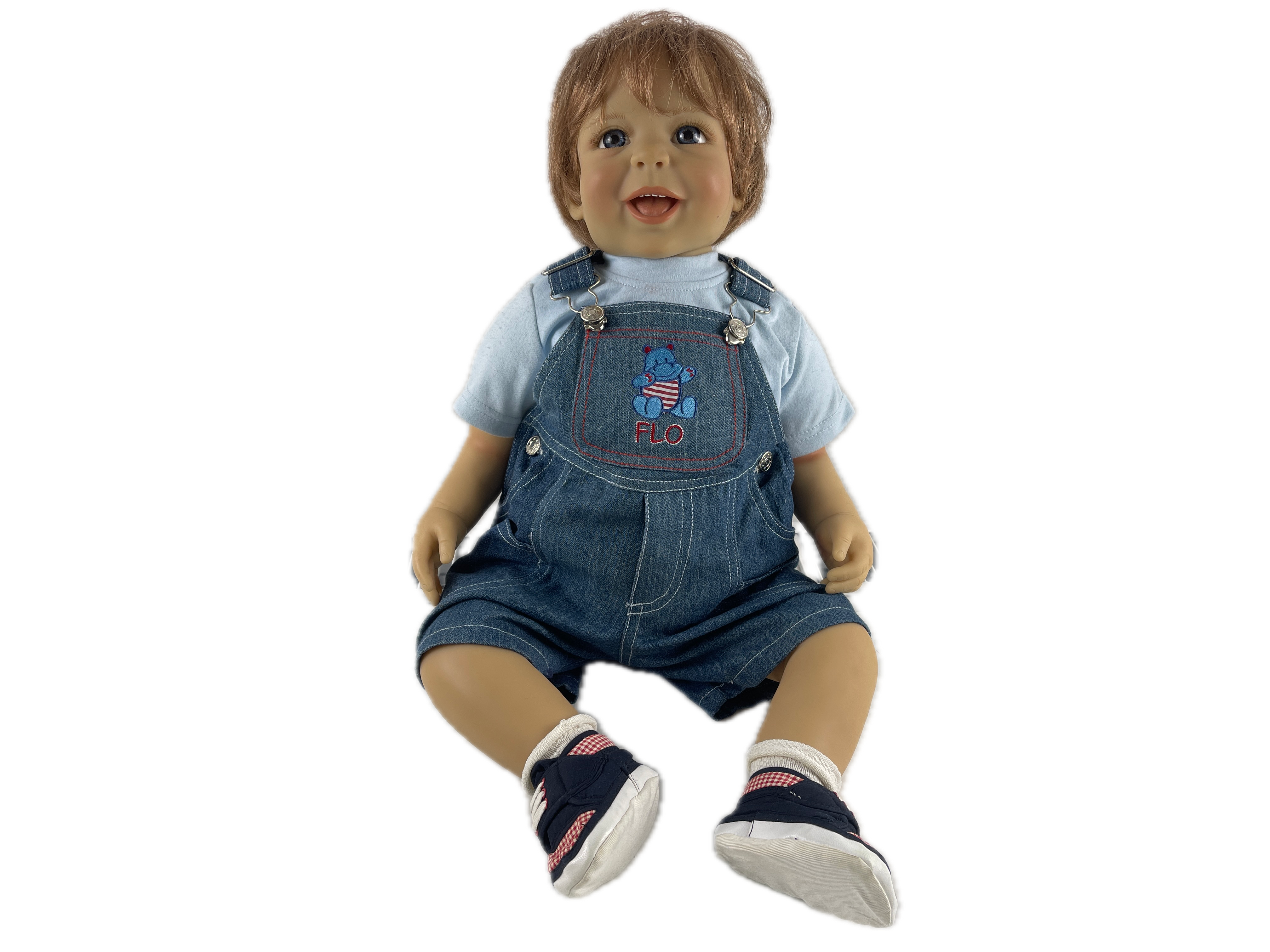Künstlerpuppe Regina Swialkowski Vinyl Puppe 57 cm. Top Zustand