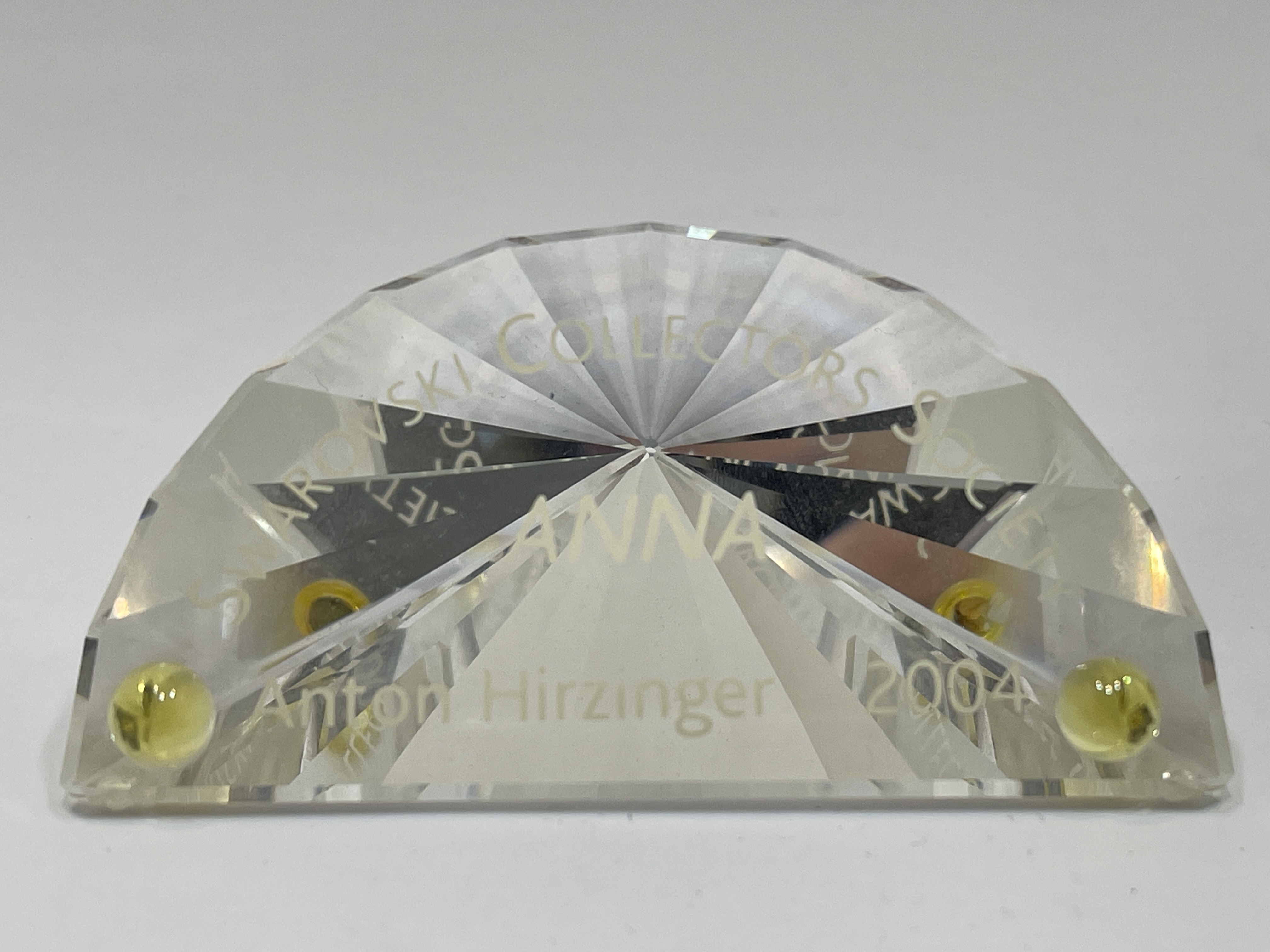 Swarovski Figur Kristall Schild Anna. Top Zustand  