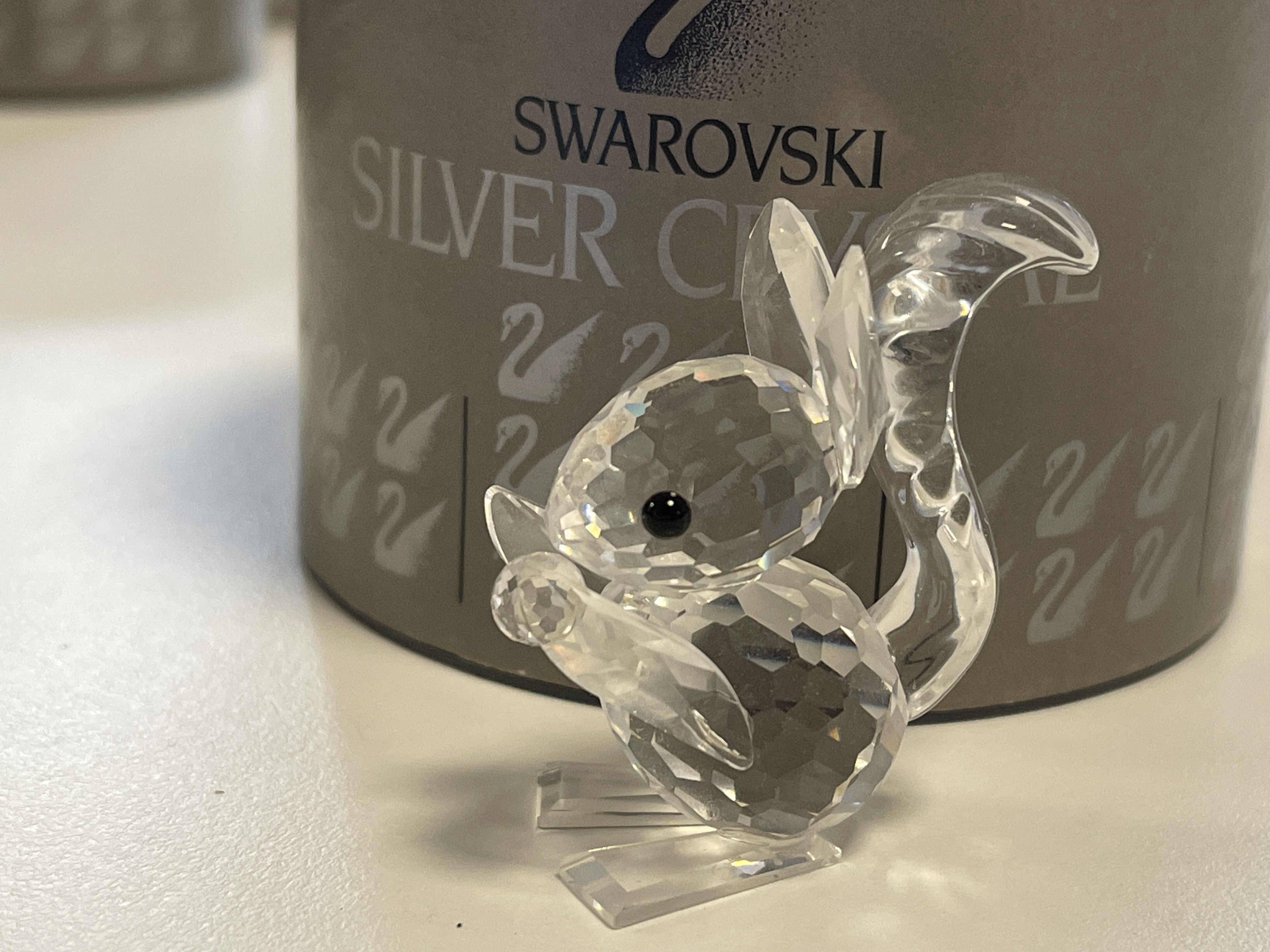 Swarovski Figur 011871 Eichhörnchen 4,5 cm - mit Ovp + Zertifikat. Top Zustand 