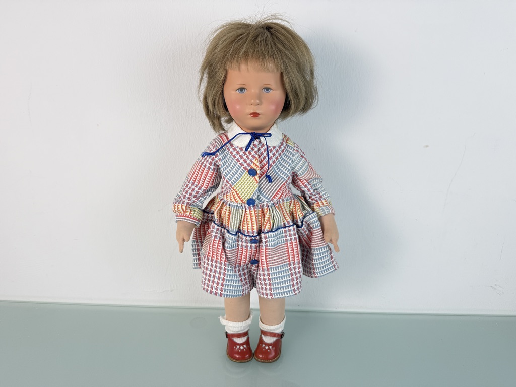 Käthe Kruse Sammlerpuppe Puppe 45 cm Top Zustand 