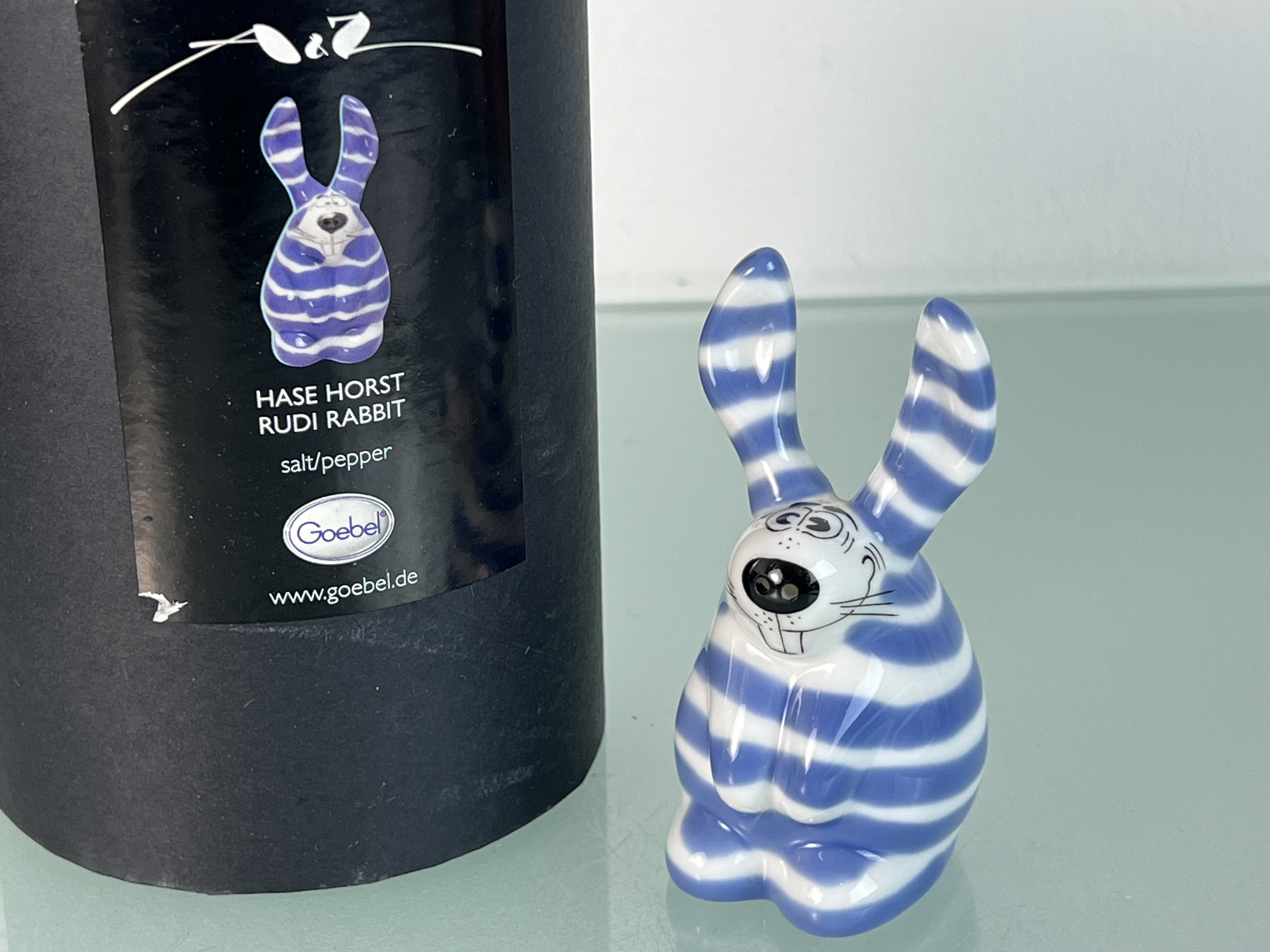  Goebel Figur 66-933-18.5 Hase Horst 9,4 cm. 1 Wahl mit OVP in Top Zustand