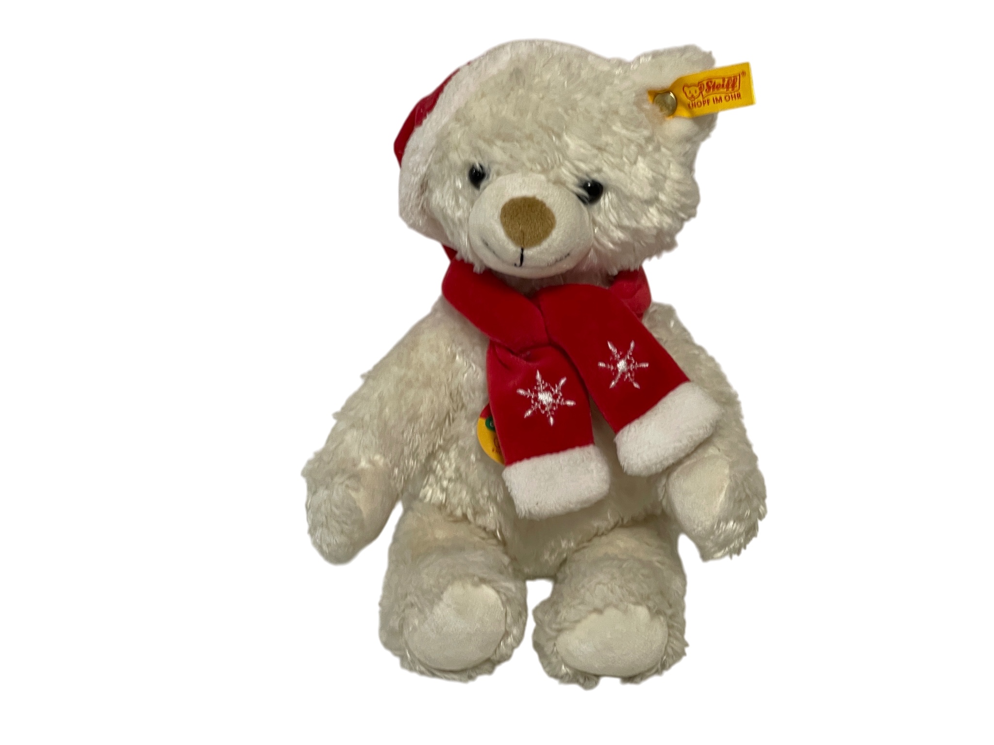 Steiff Tier Teddy Bär 022401 Weihnachten Teddy 28 cm. Top Zustand   