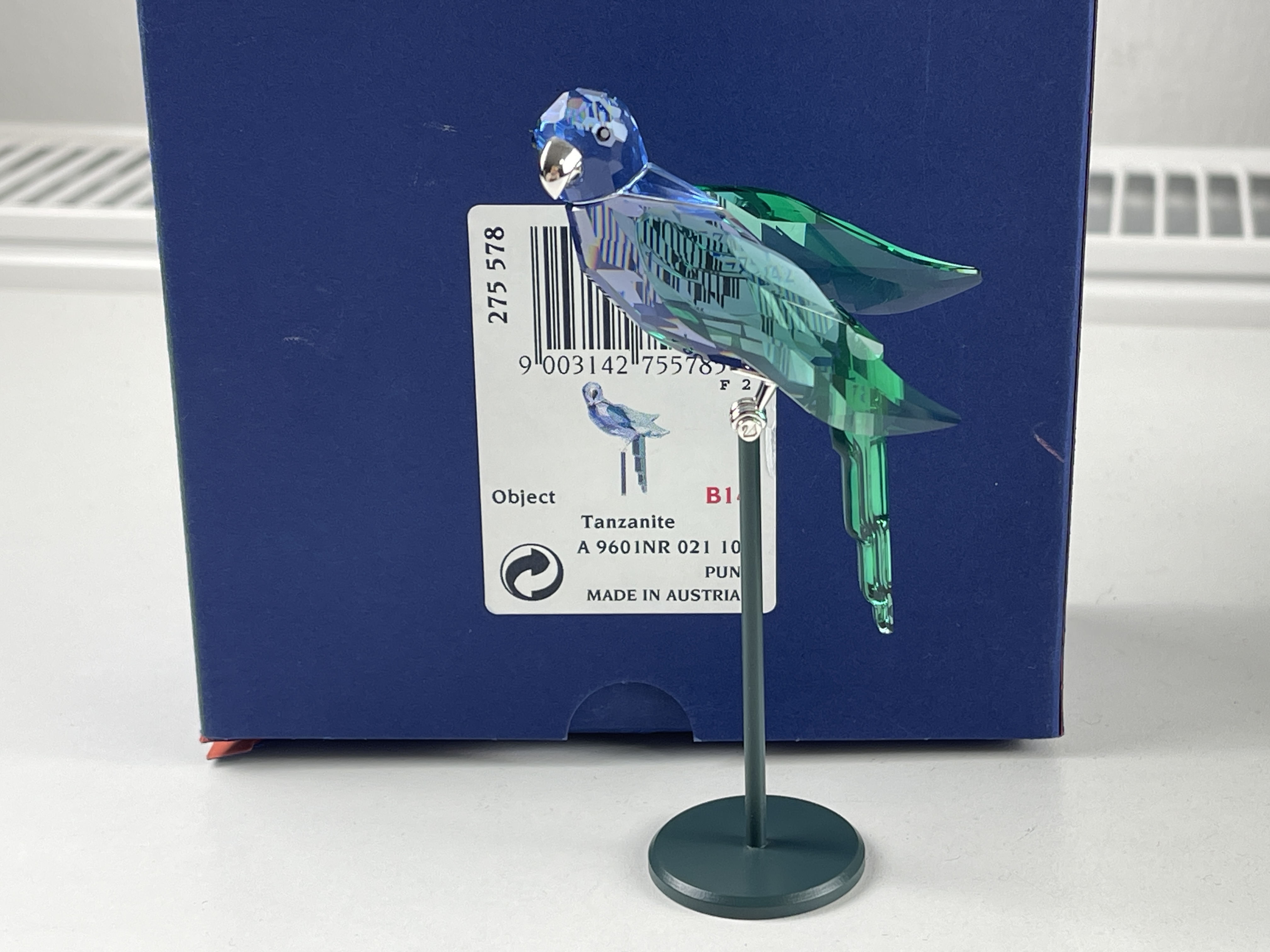 Swarovski Figur 275578 Paradise Baracoa Vogel 8,2 cm Top Zustand  + OVP & Zertifikat
