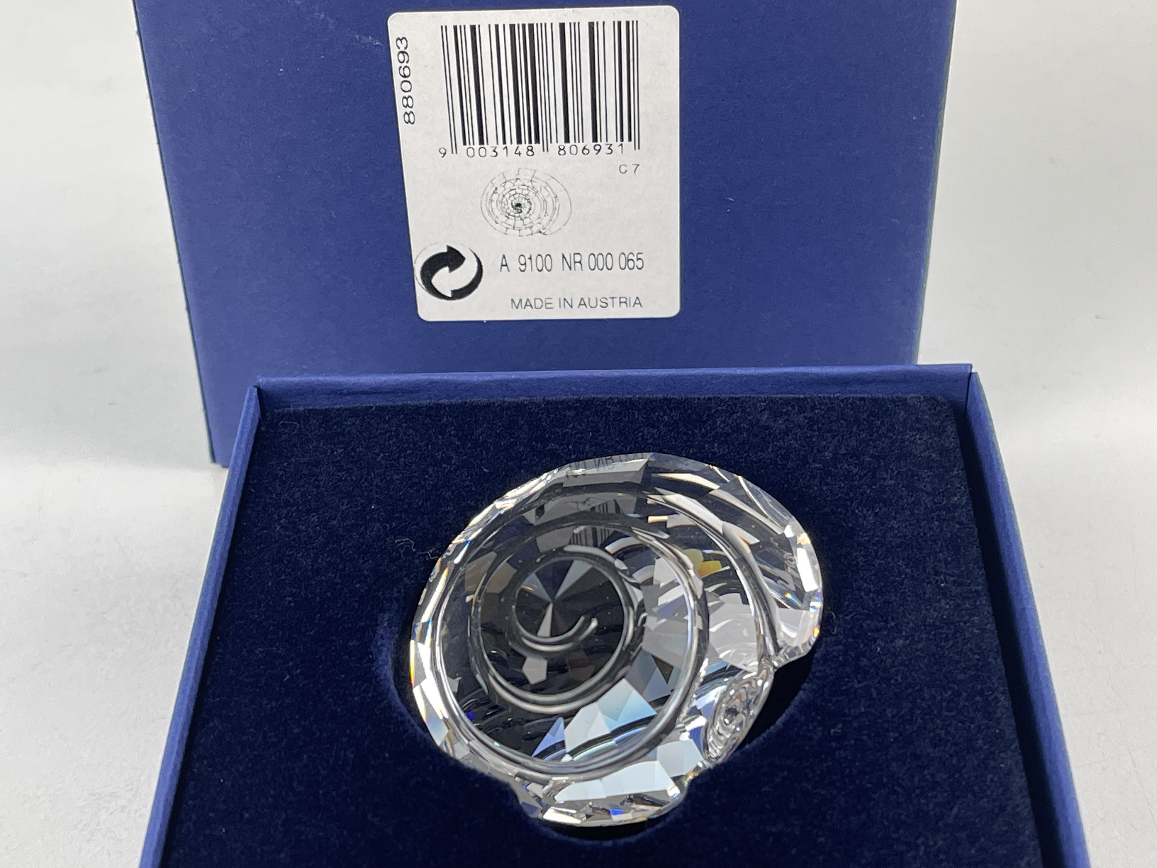  Swarovski Figur 880693 Muschel 5 cm mit Ovp & Zertifikat Top Zustand 