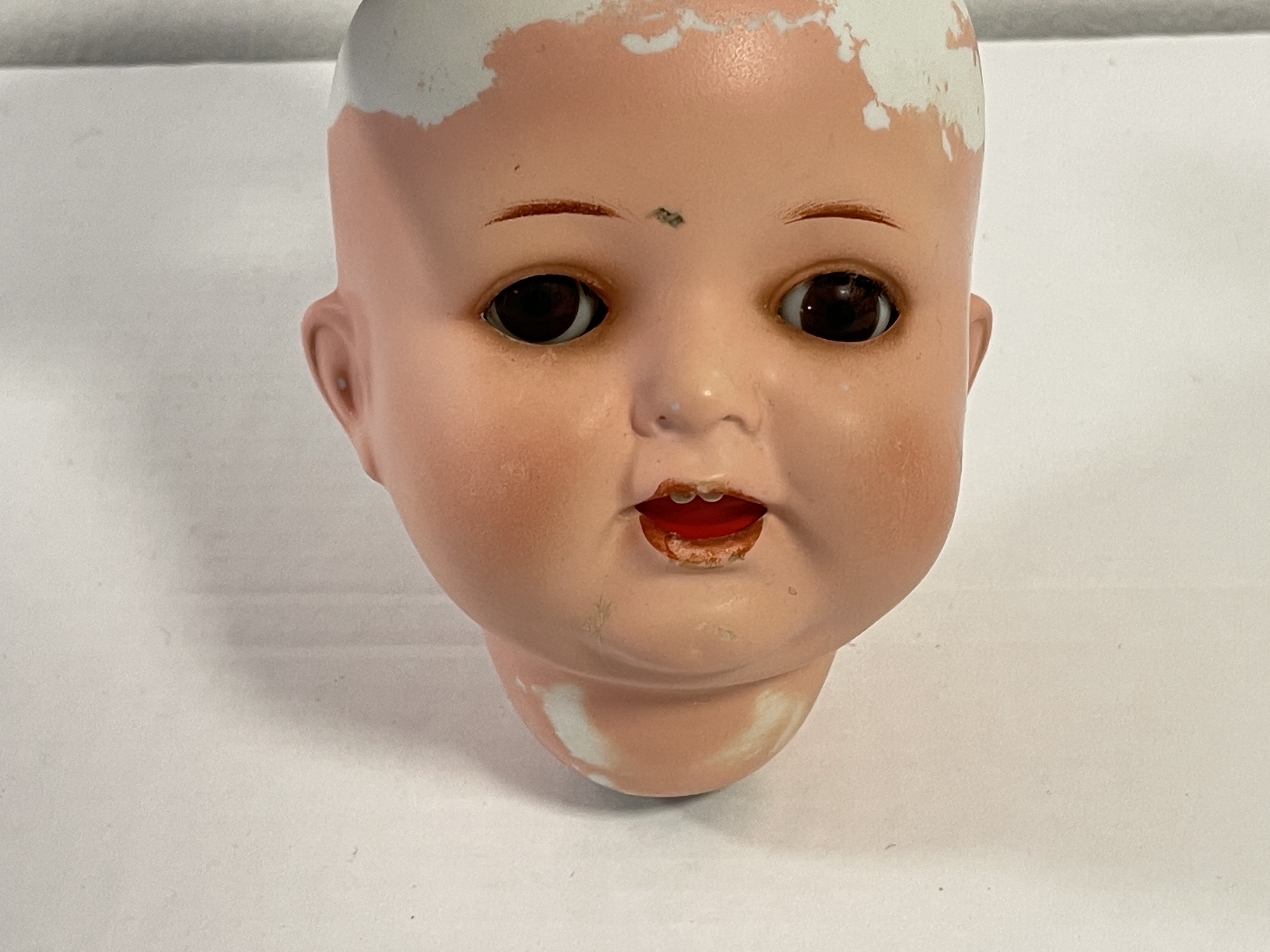 Heubach Köppelsdorf Puppenkopf Porzellan Puppe 13 cm - Zustand siehe Fotos 