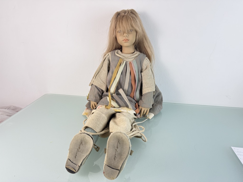 Künstlerpuppe Annette Himstedt Vinyl Puppe 80 cm. Top Zustand 