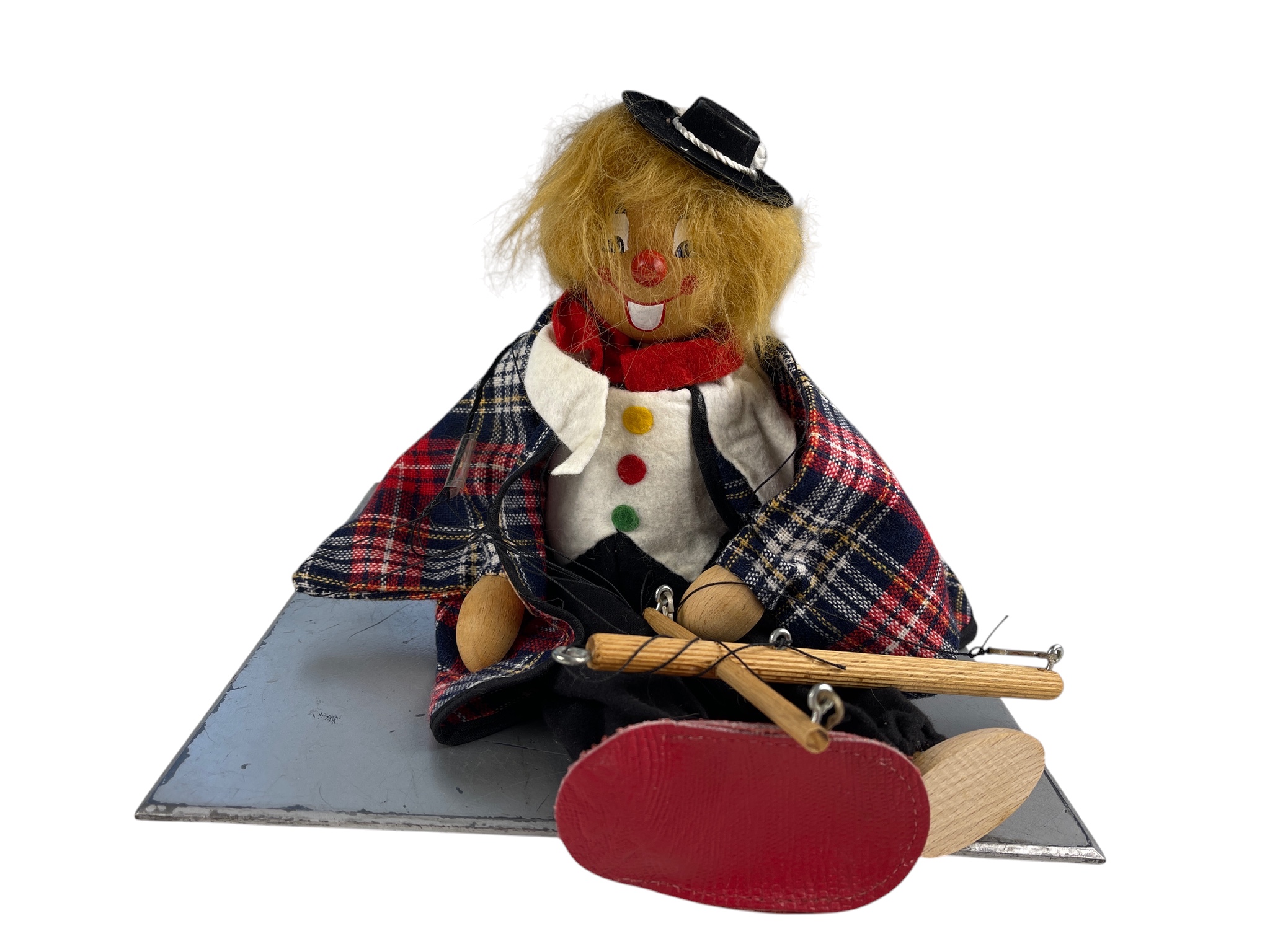Sammler Holz Puppe Marionette 32 cm. Zustand siehe Fotos 