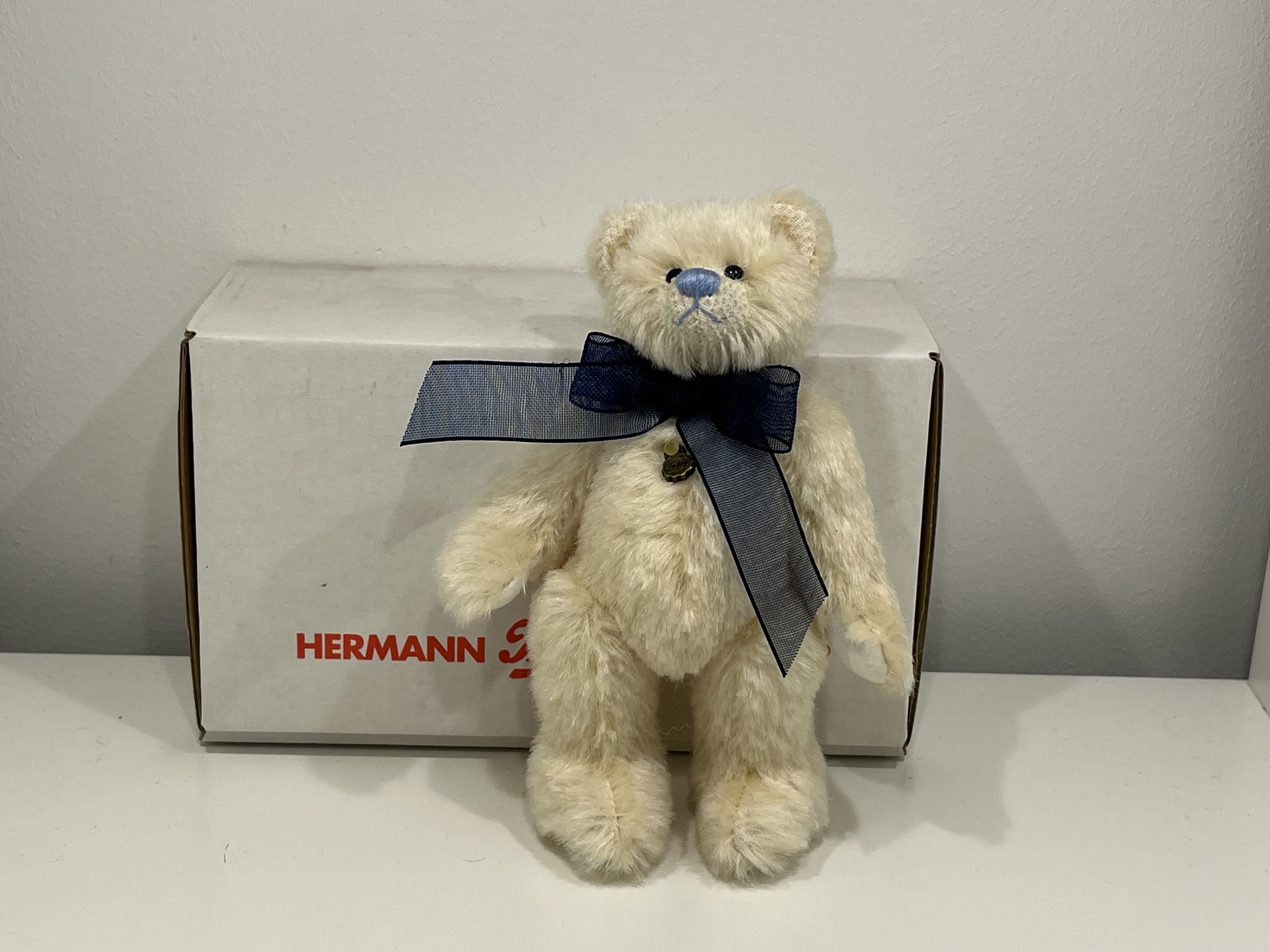 Hermann - Teddy Bär 14 cm. Top Zustand mit OVP