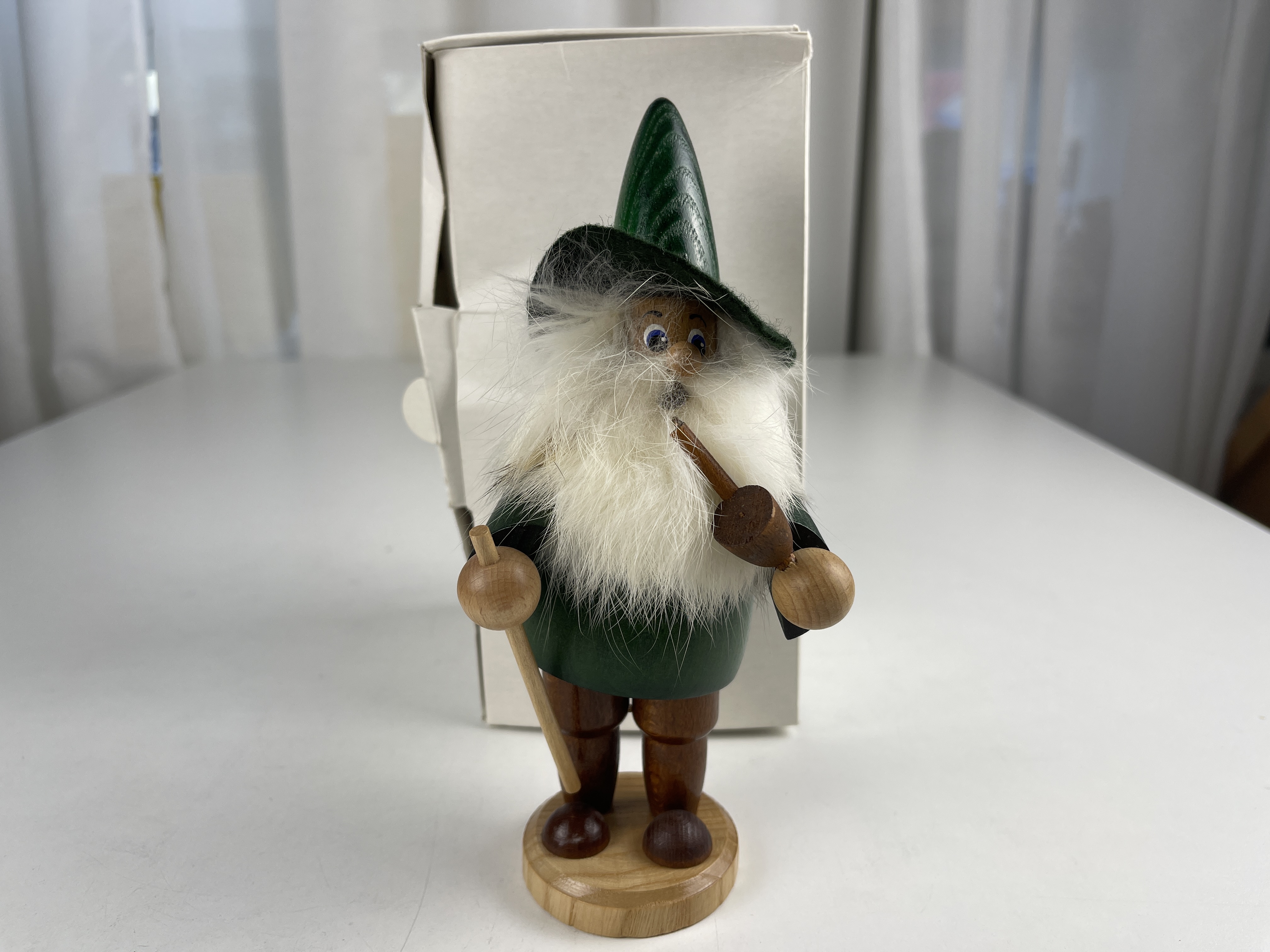 Erzgebirge Figur Räuchermännchen 19 cm. Zustand siehe Fotos  