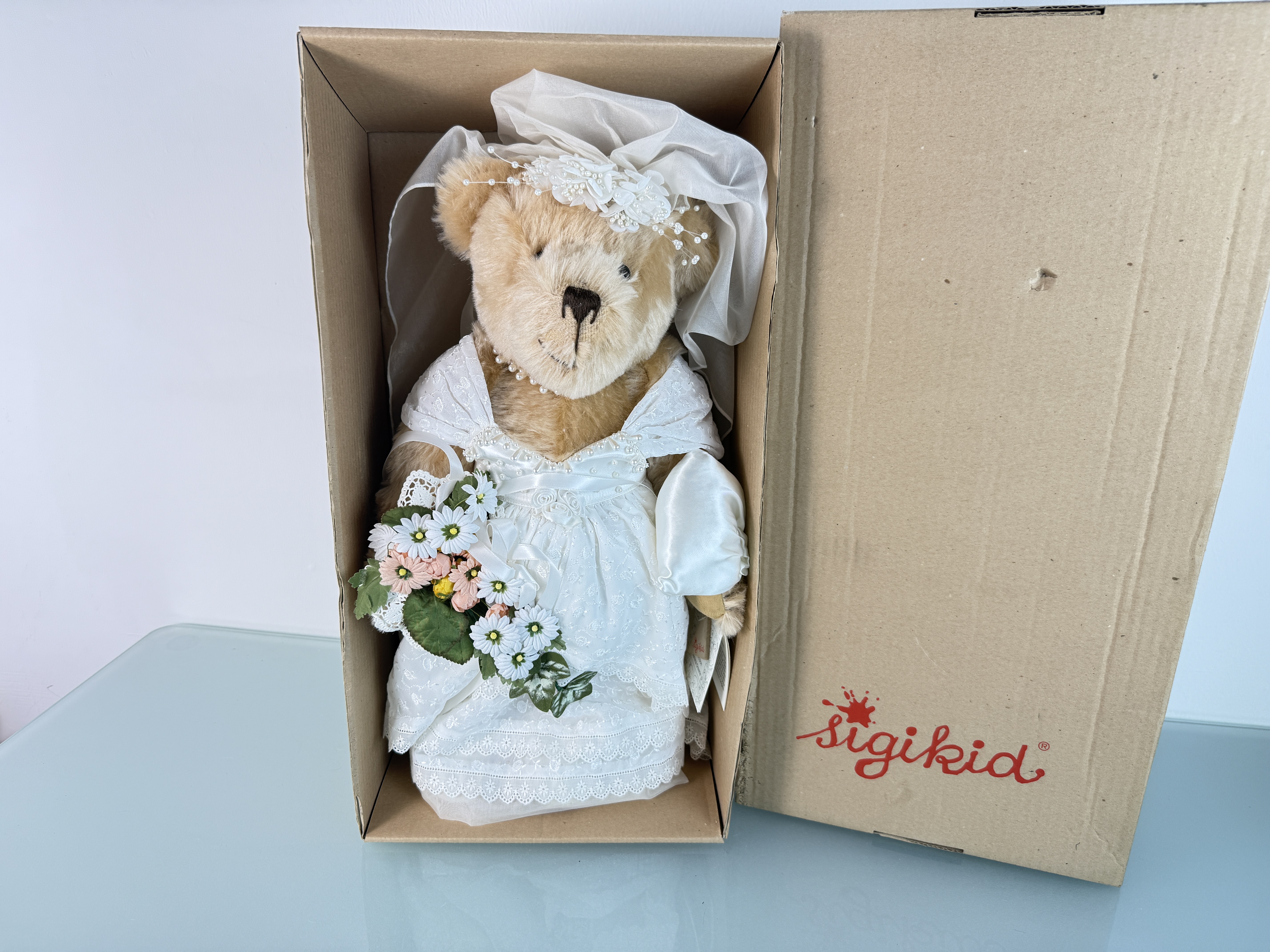 Sigikid Bär Künstlerbär Teddy Bär 43 cm. Top Zustand.   